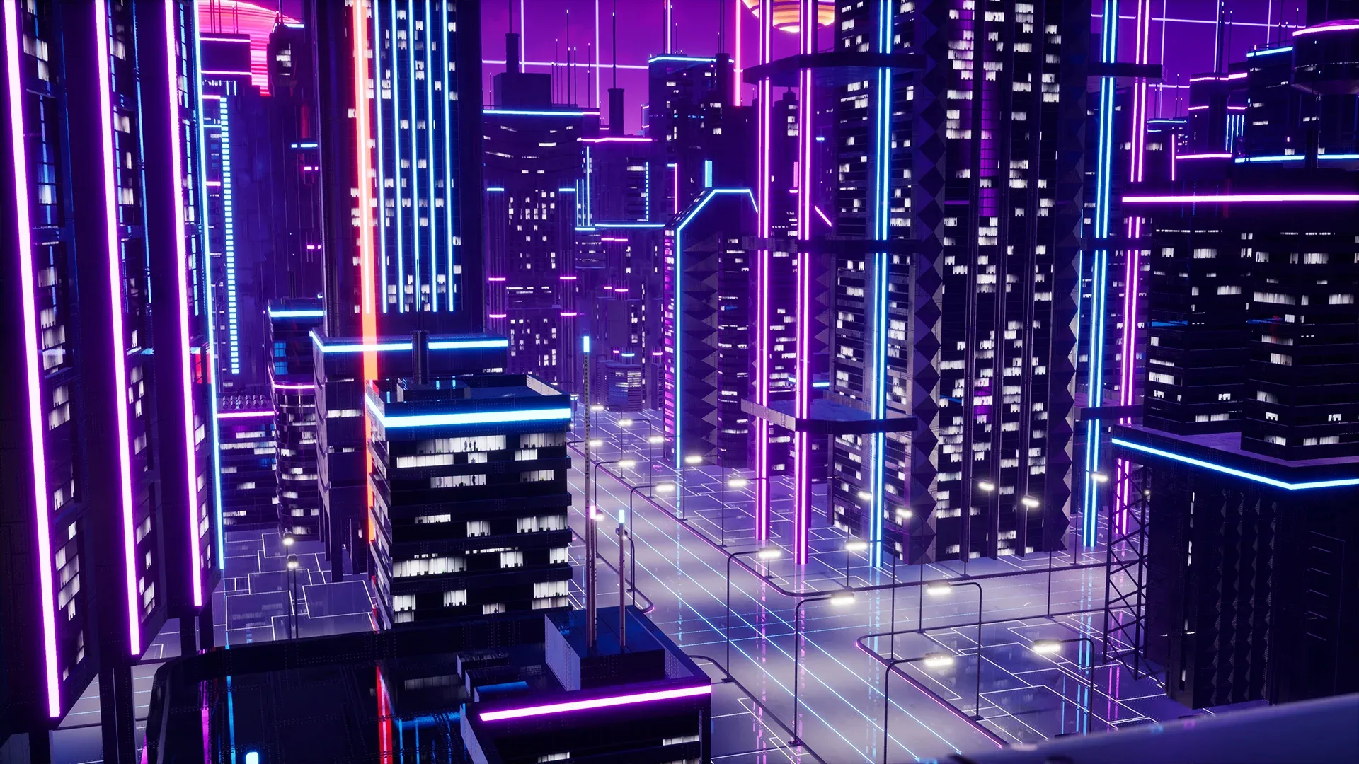 Neon City - Synthwave