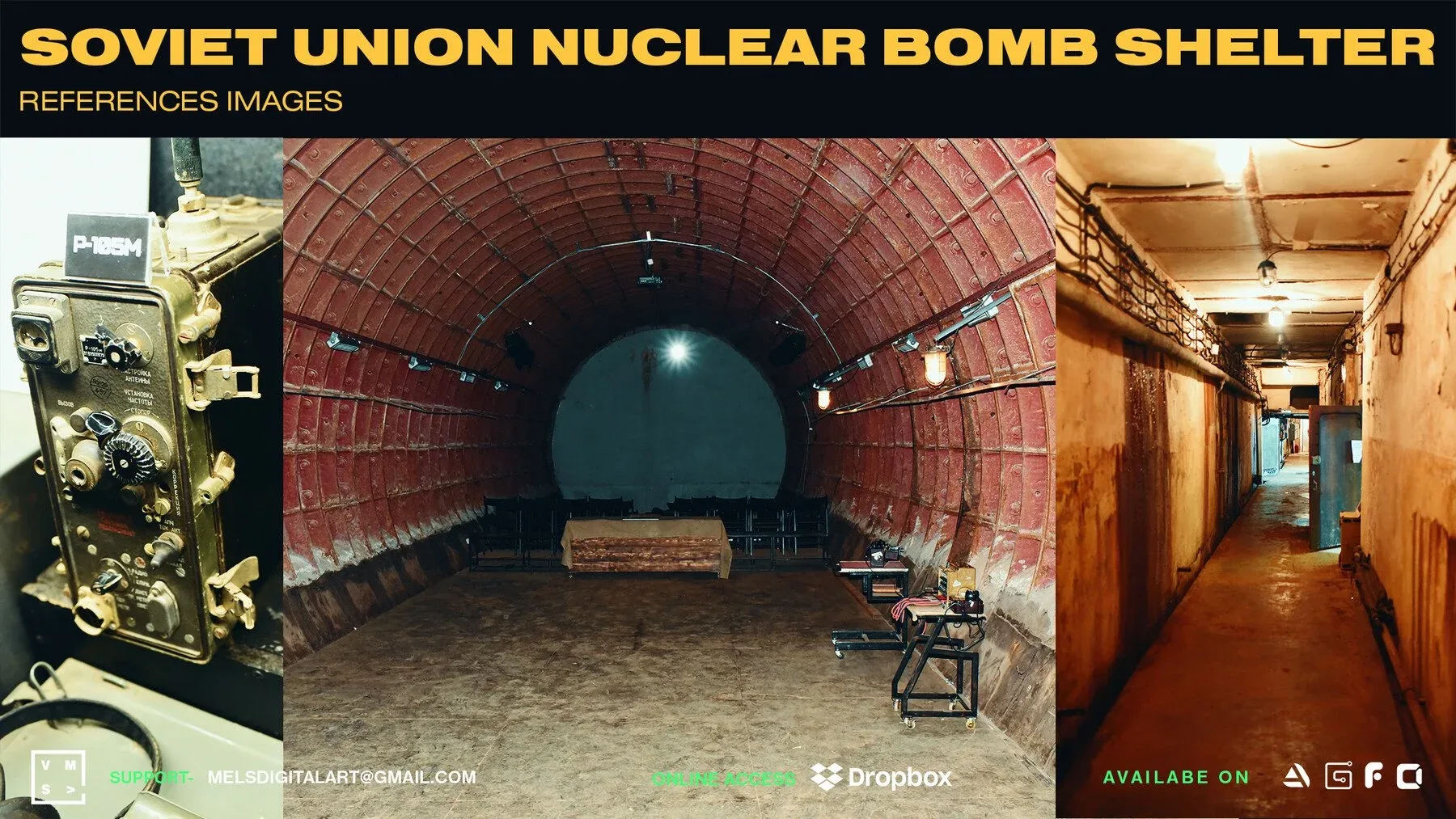 Soviet Nuclear Bomb Bunker Reference Images