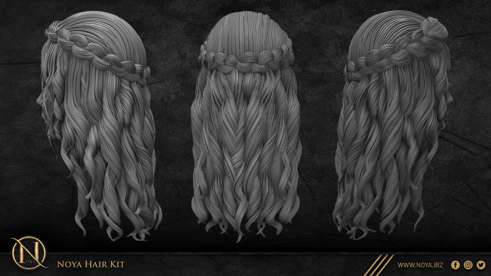 Noya Hair Kit ( 42 Zbrush IMM Brushes )