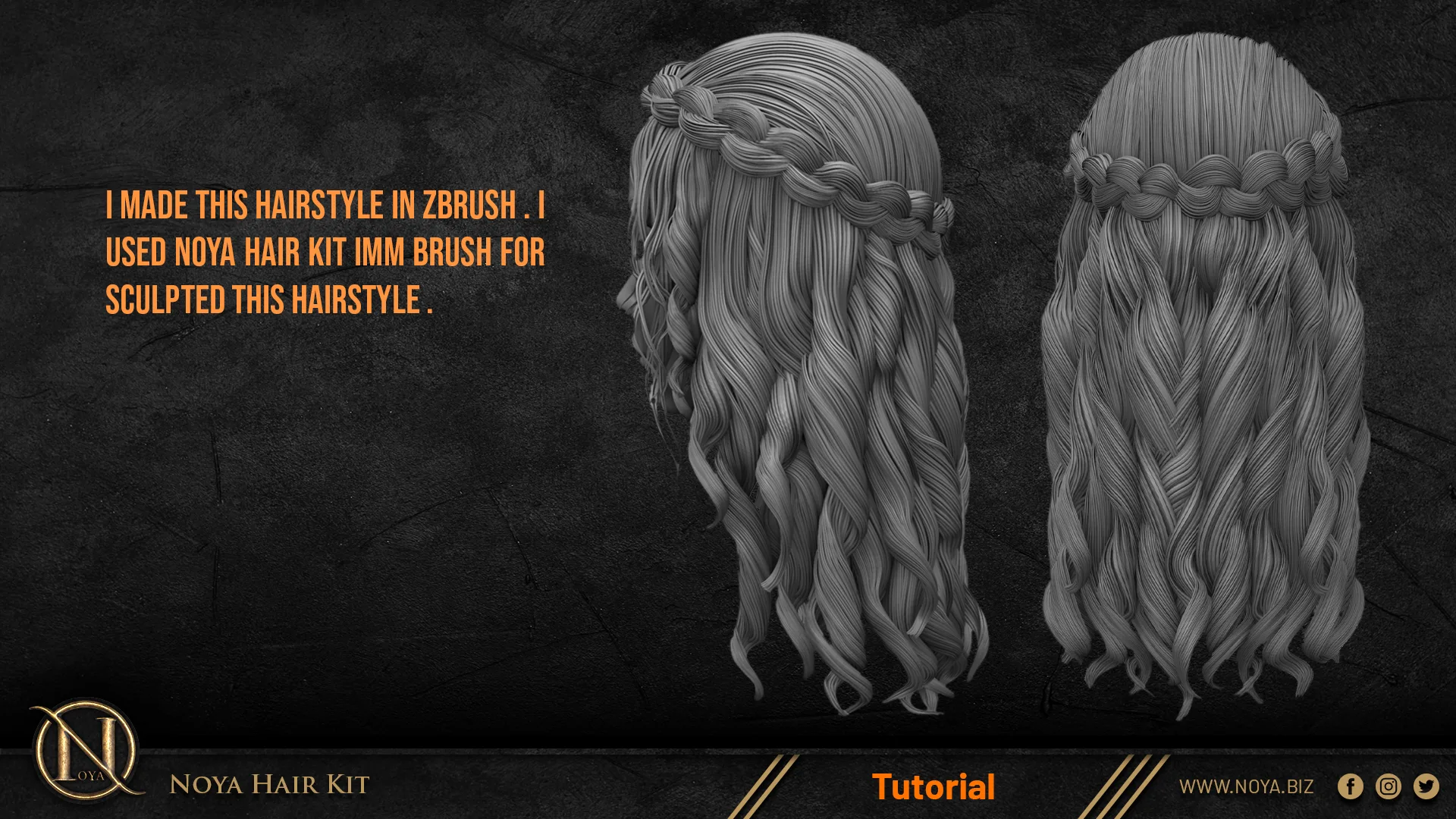 Noya Hair Kit ( 42 Zbrush IMM Brushes )