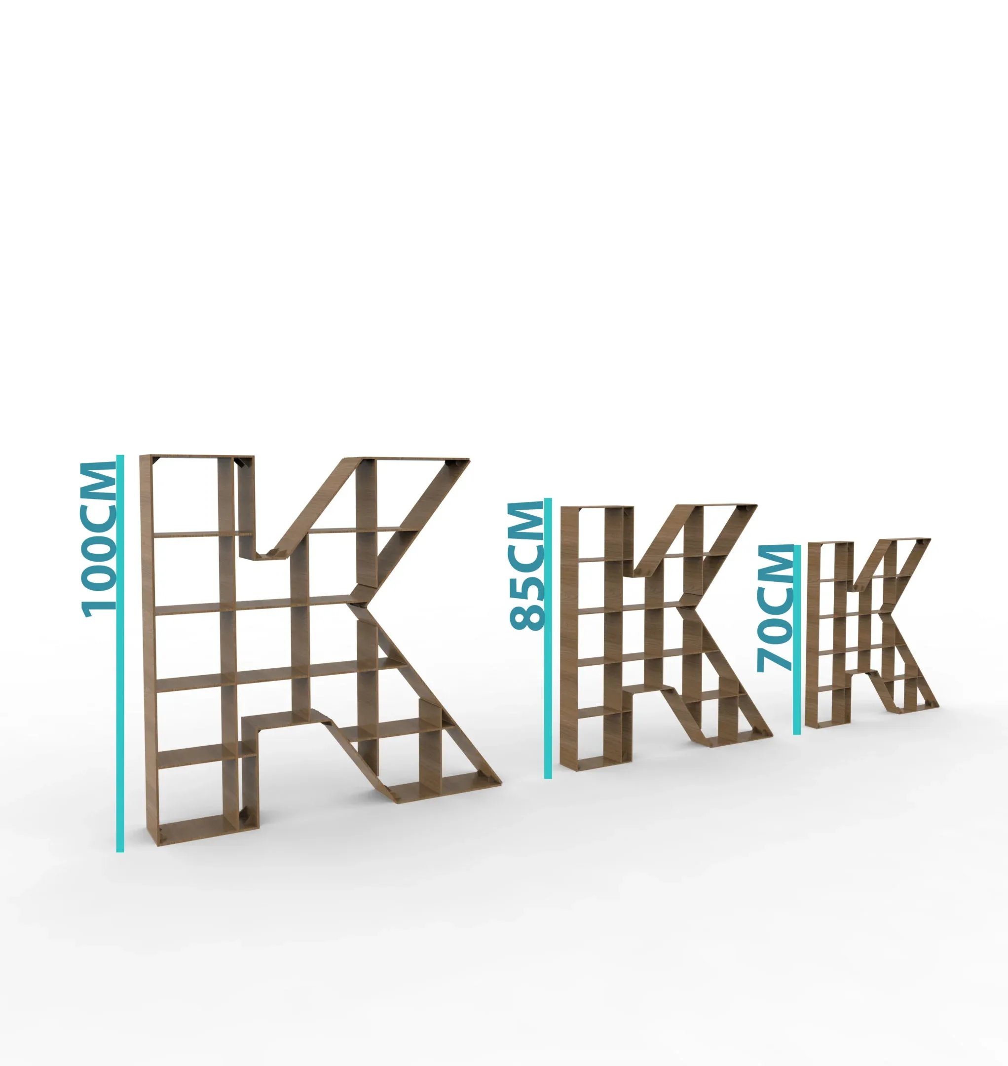 waffle shelf letter "k"