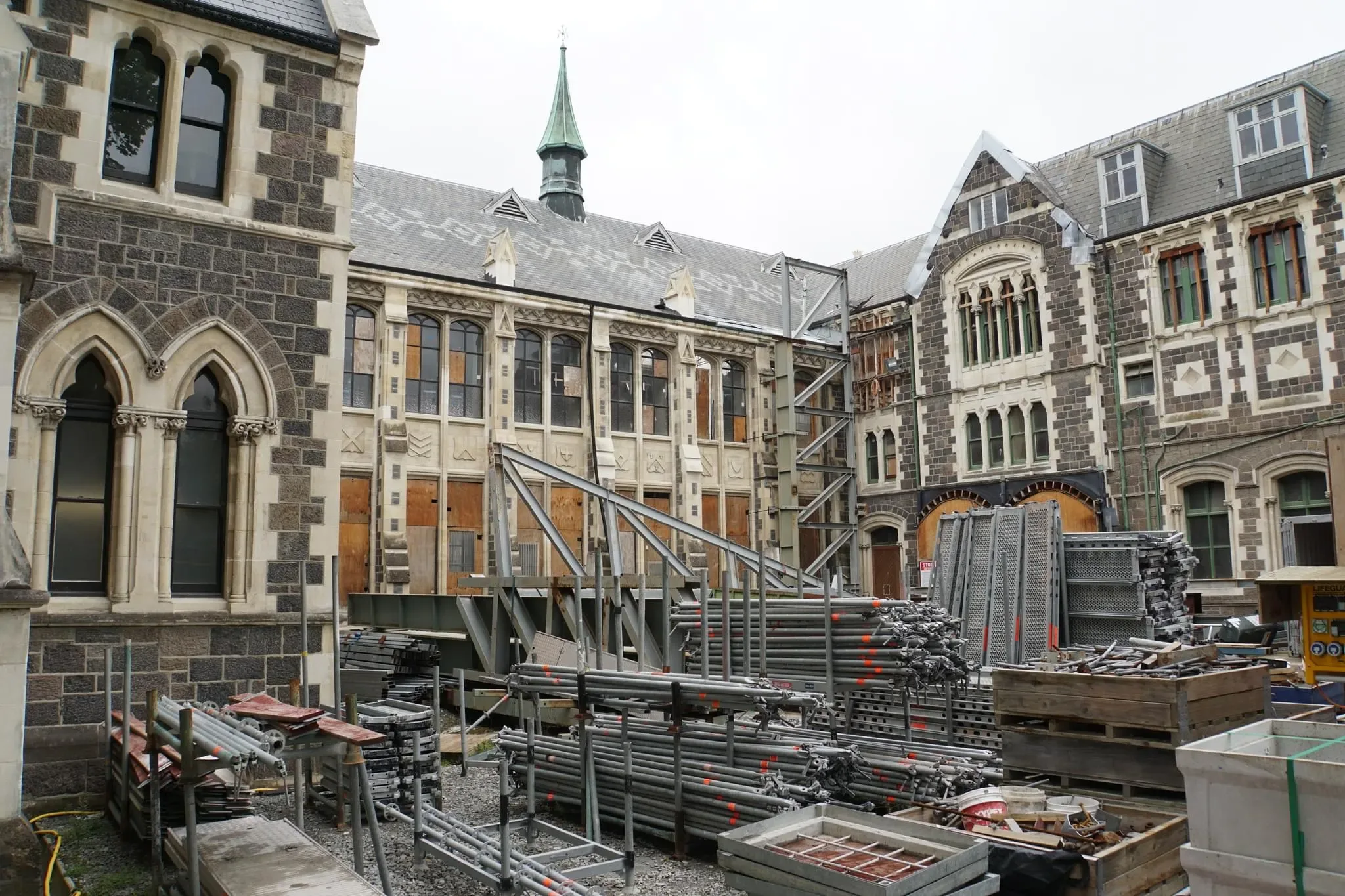 173 photos of Neo-Gothic Building Earthquake Reconstruction