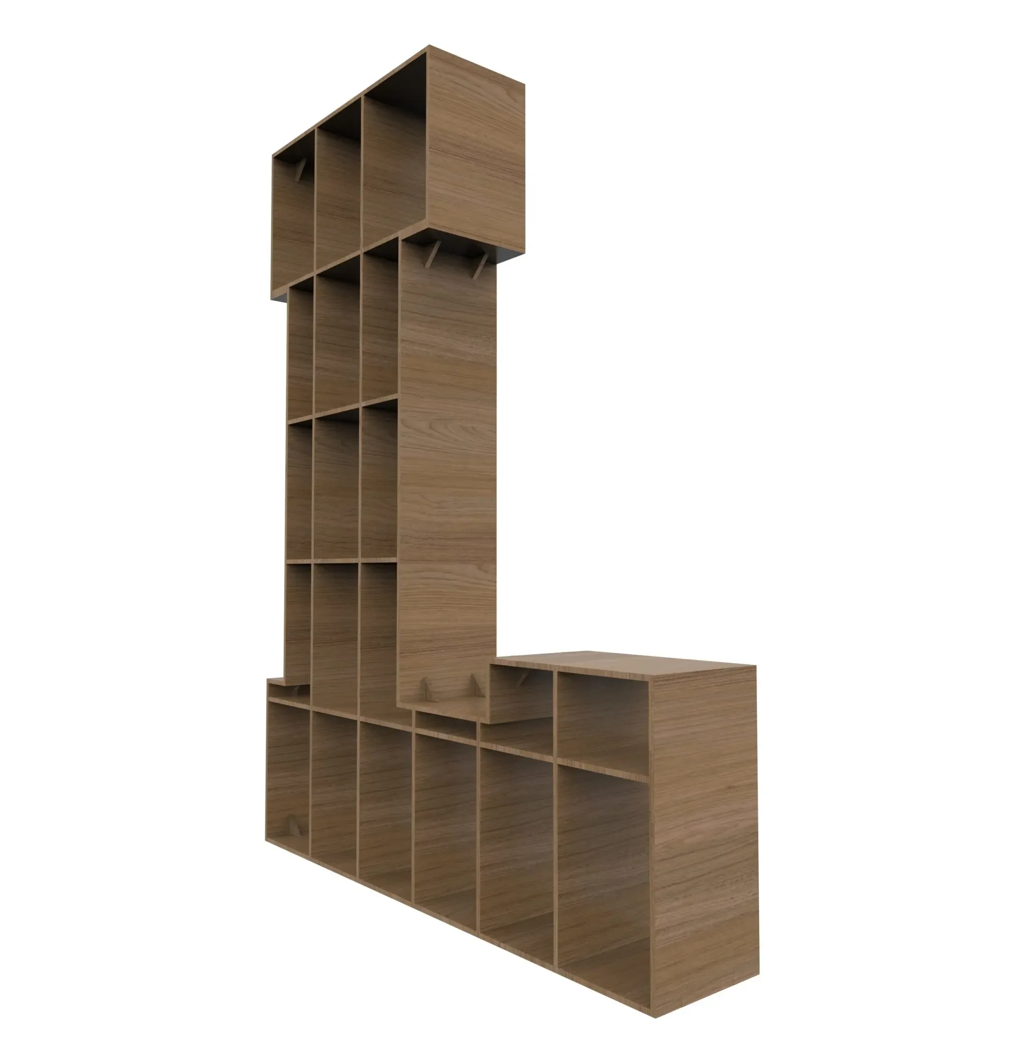 waffle shelf letter "L"