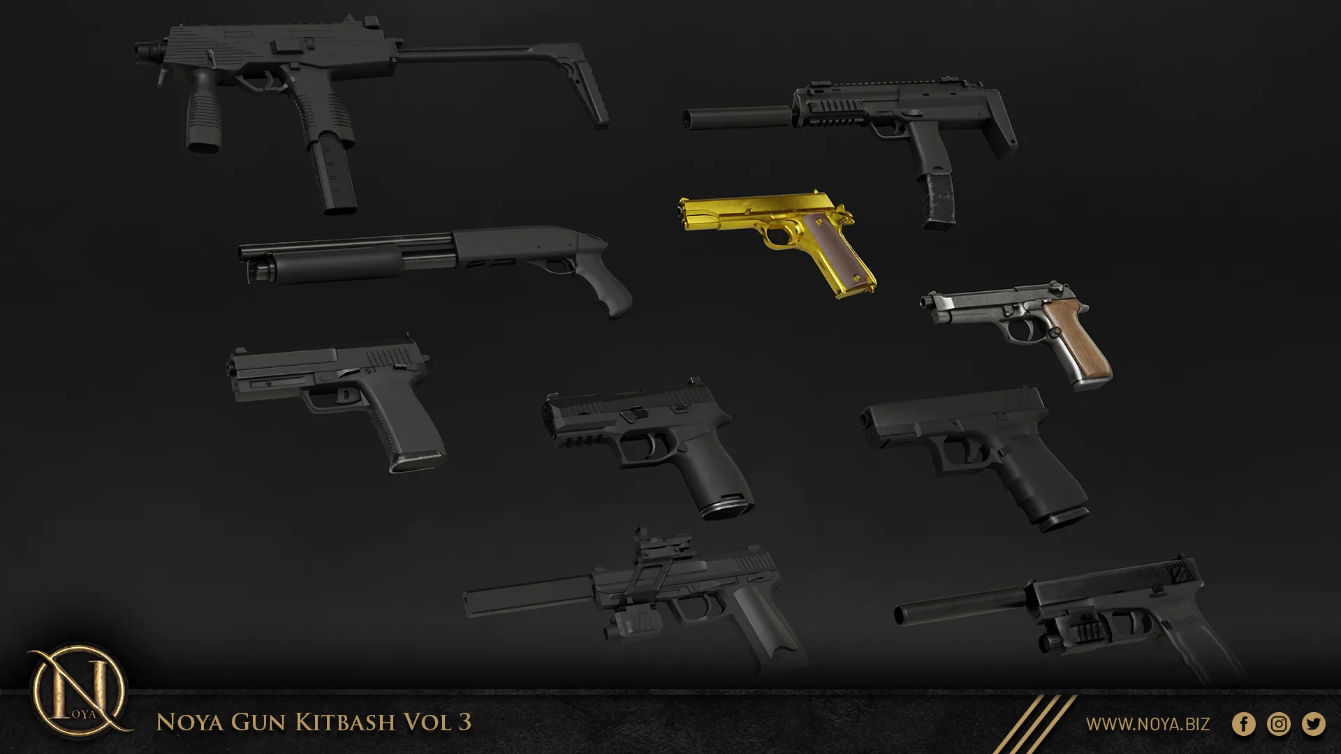 NOYA 50 Gun Kitbash Vol 3