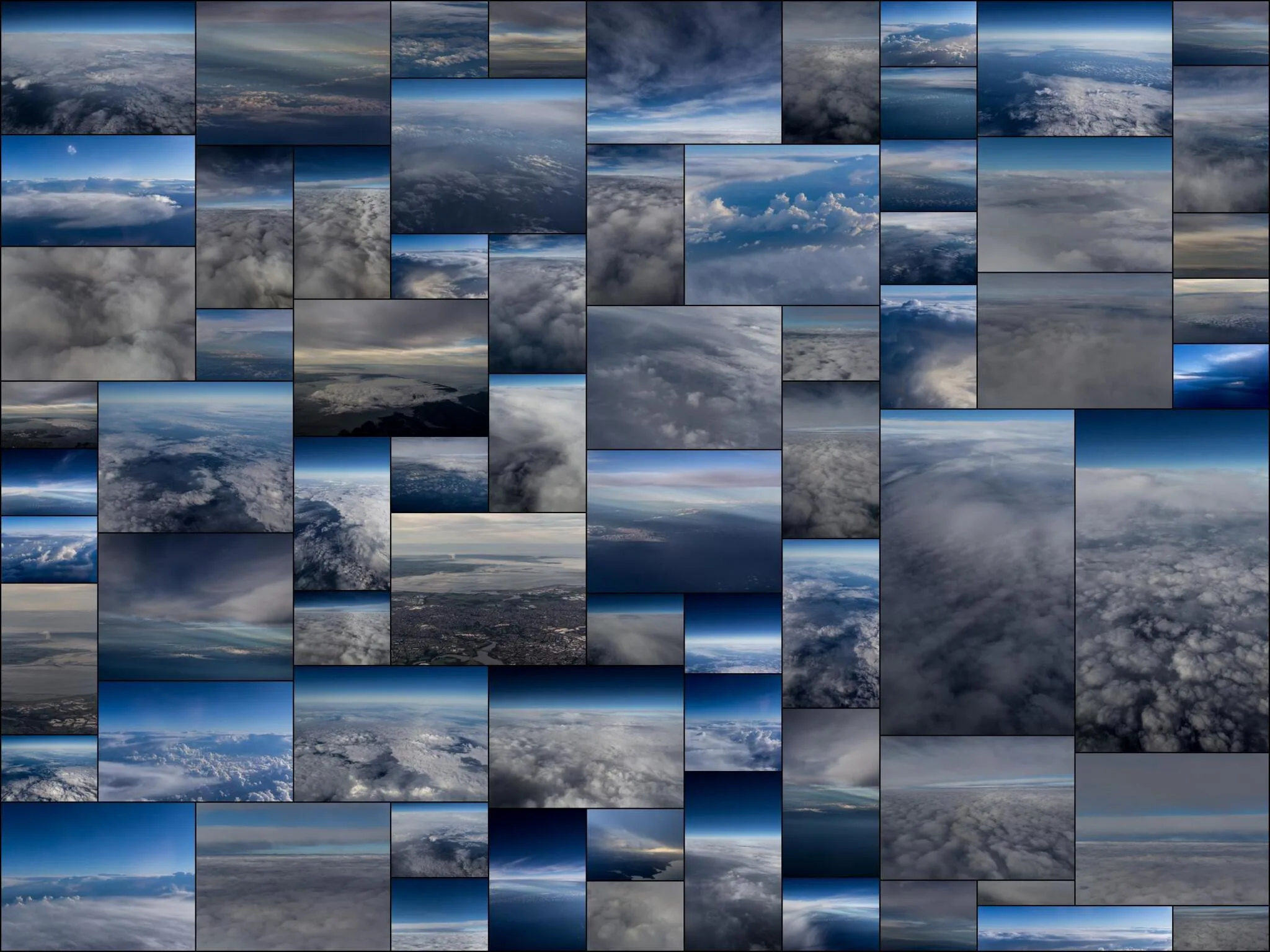 143 photos of Misty Layered Aerial Clouds