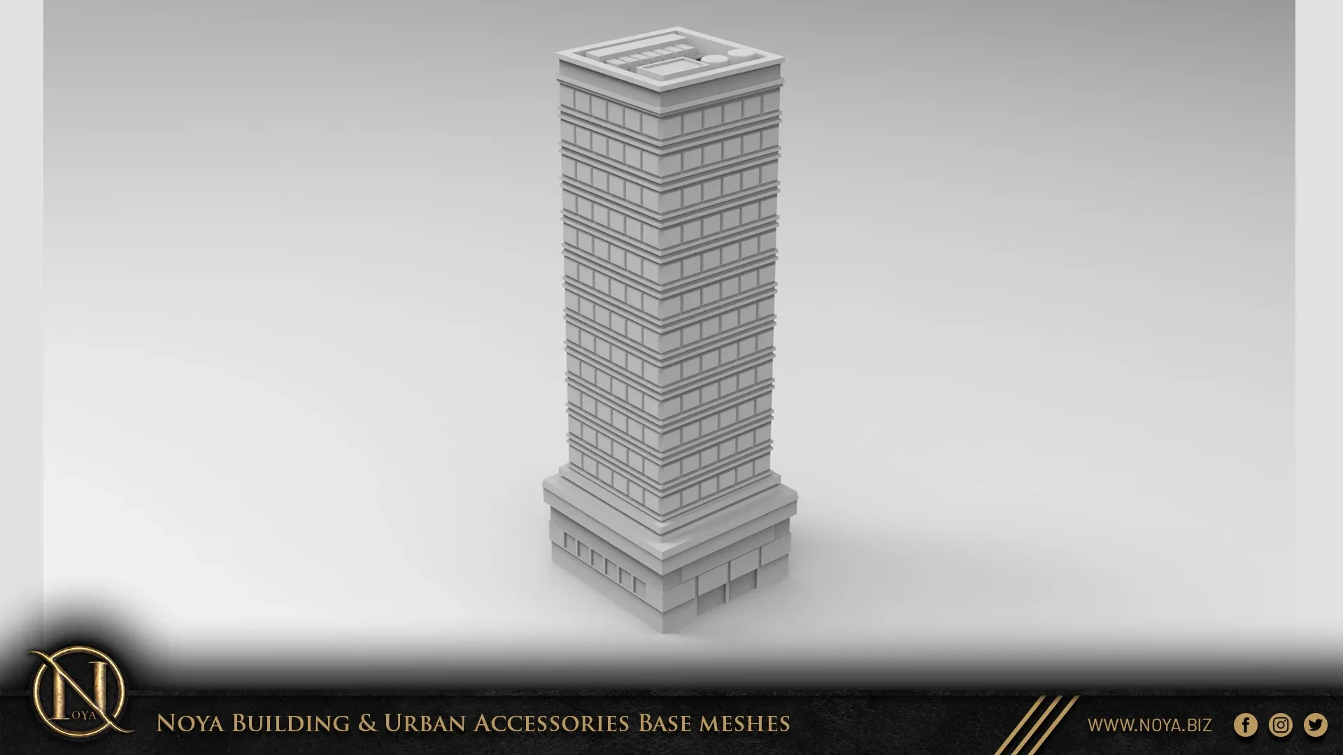 Noya 100 Building & Urban Accessories Base meshes