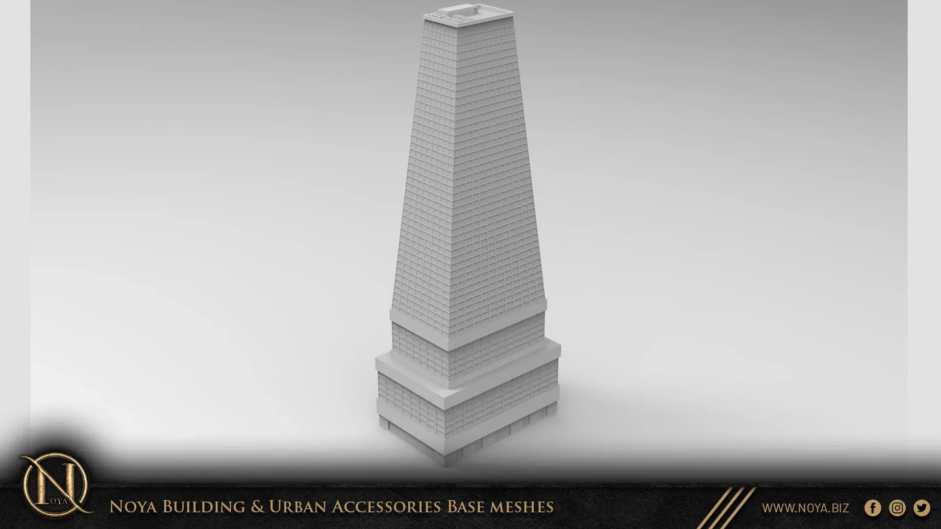 Noya 100 Building & Urban Accessories Base meshes