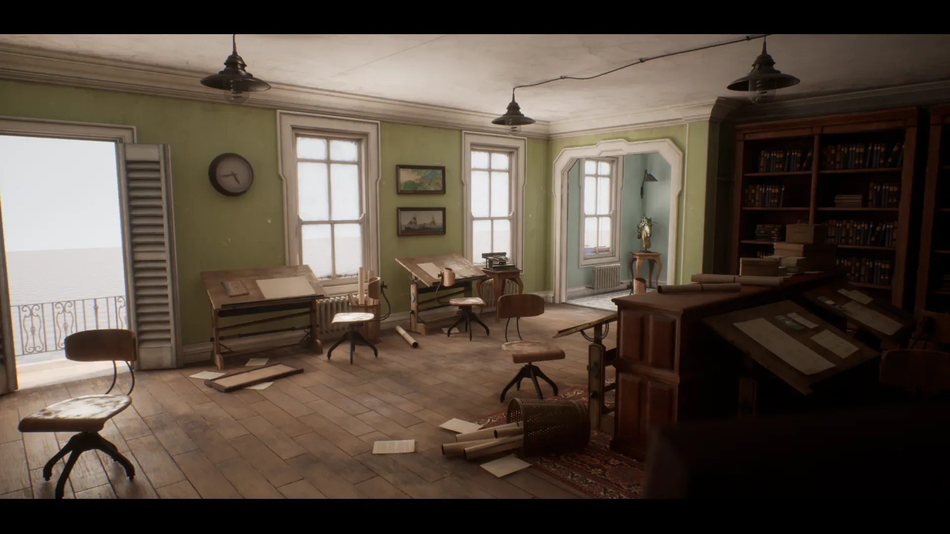 1940s Abandoned Office