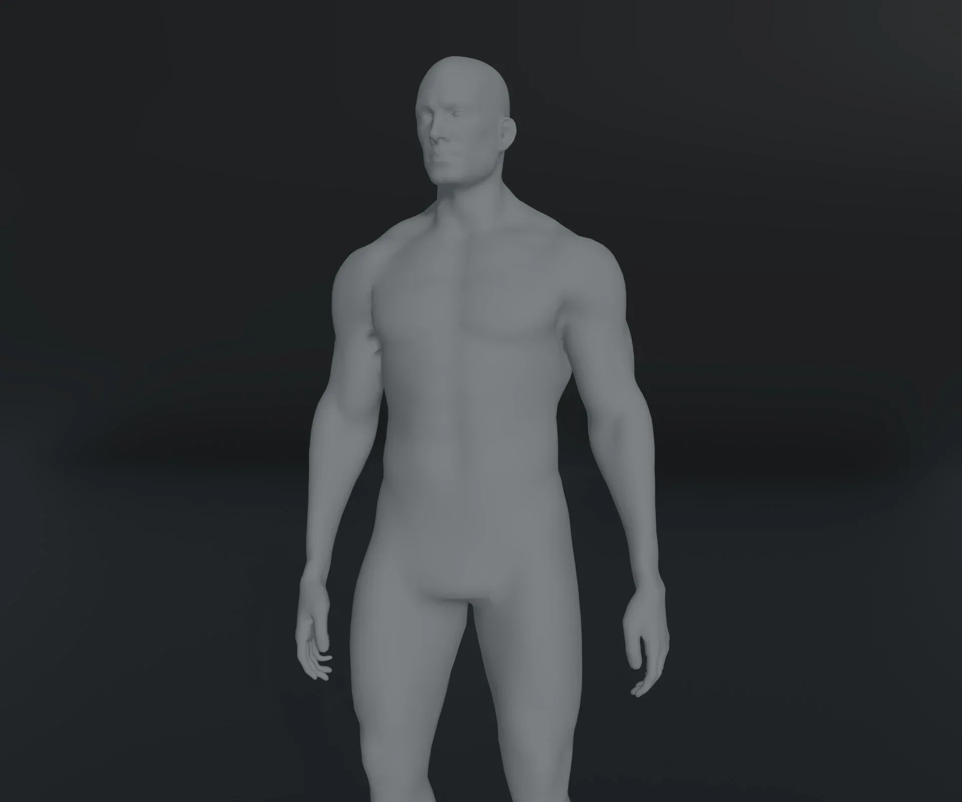 Male and Female Body Base Mesh Animated and Rigged 10k Polygons