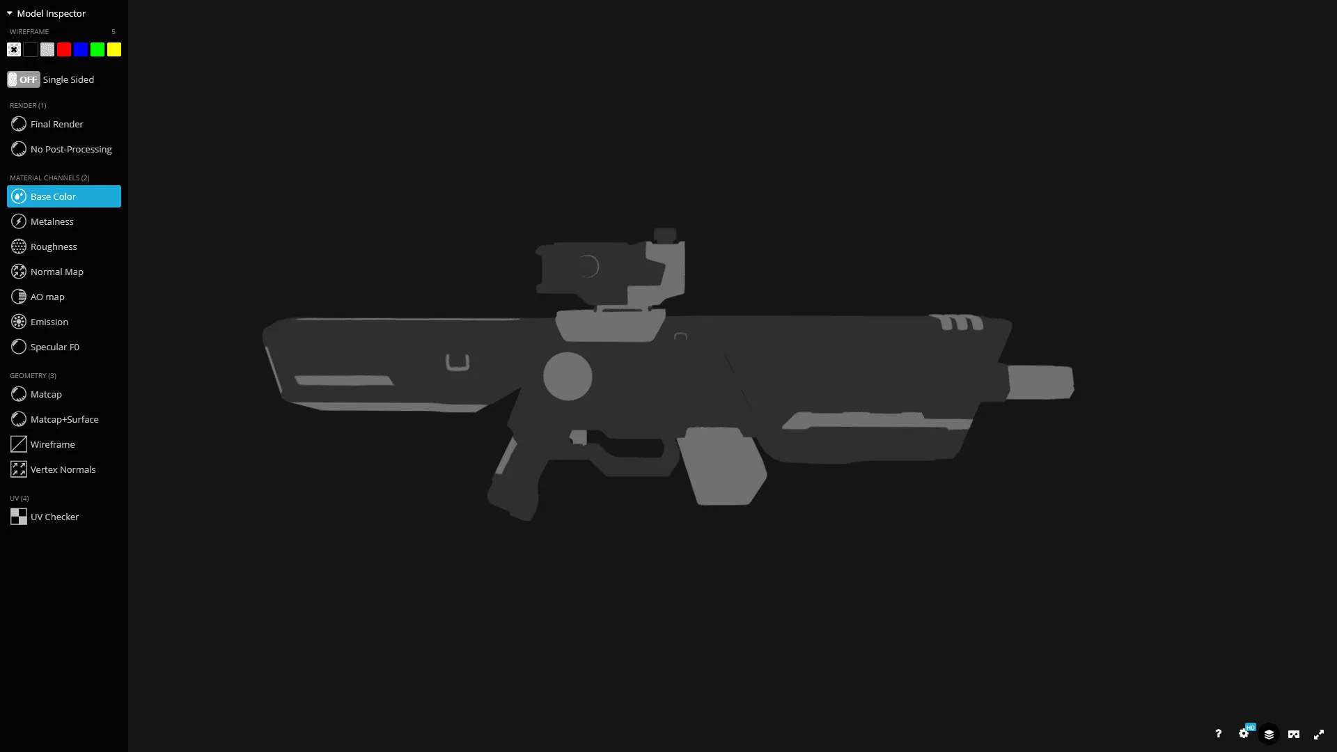 Proto Rifle Scifi Game Ready