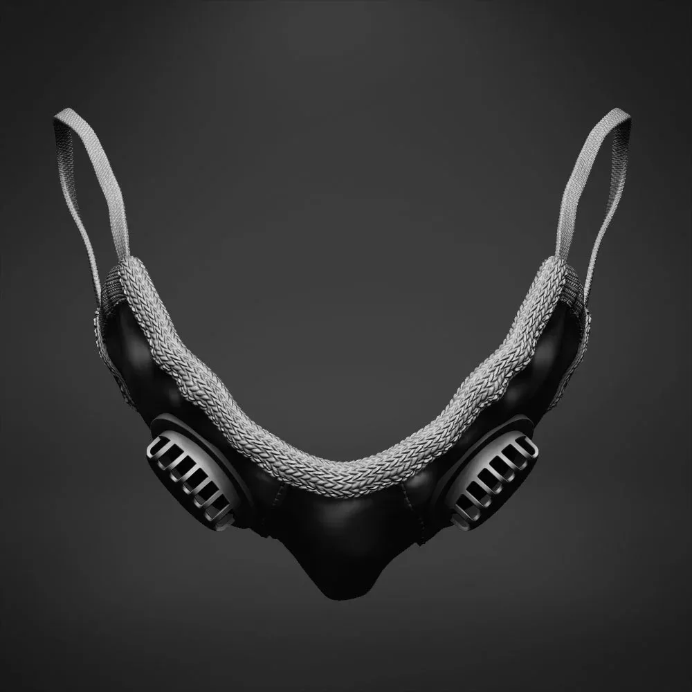 Pandemic mask N95 highpoly zbrush