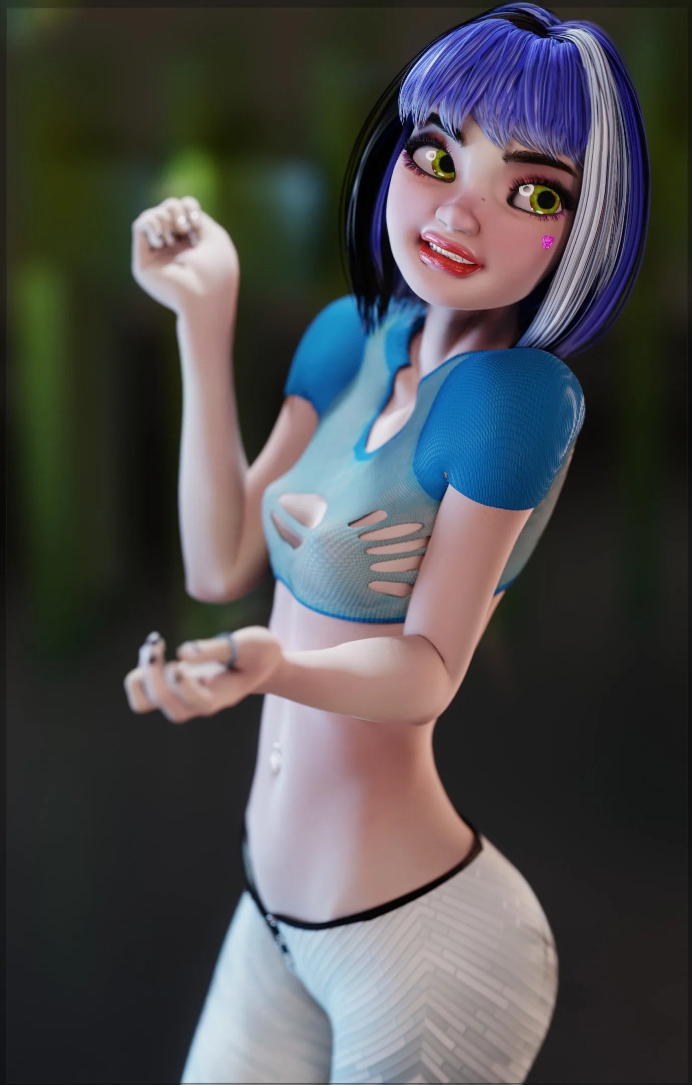 Tailey Fang, Asian Girl - Female Rigged Character