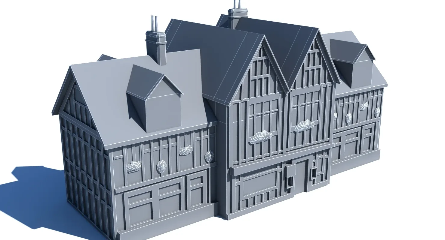3D Low Poly Building