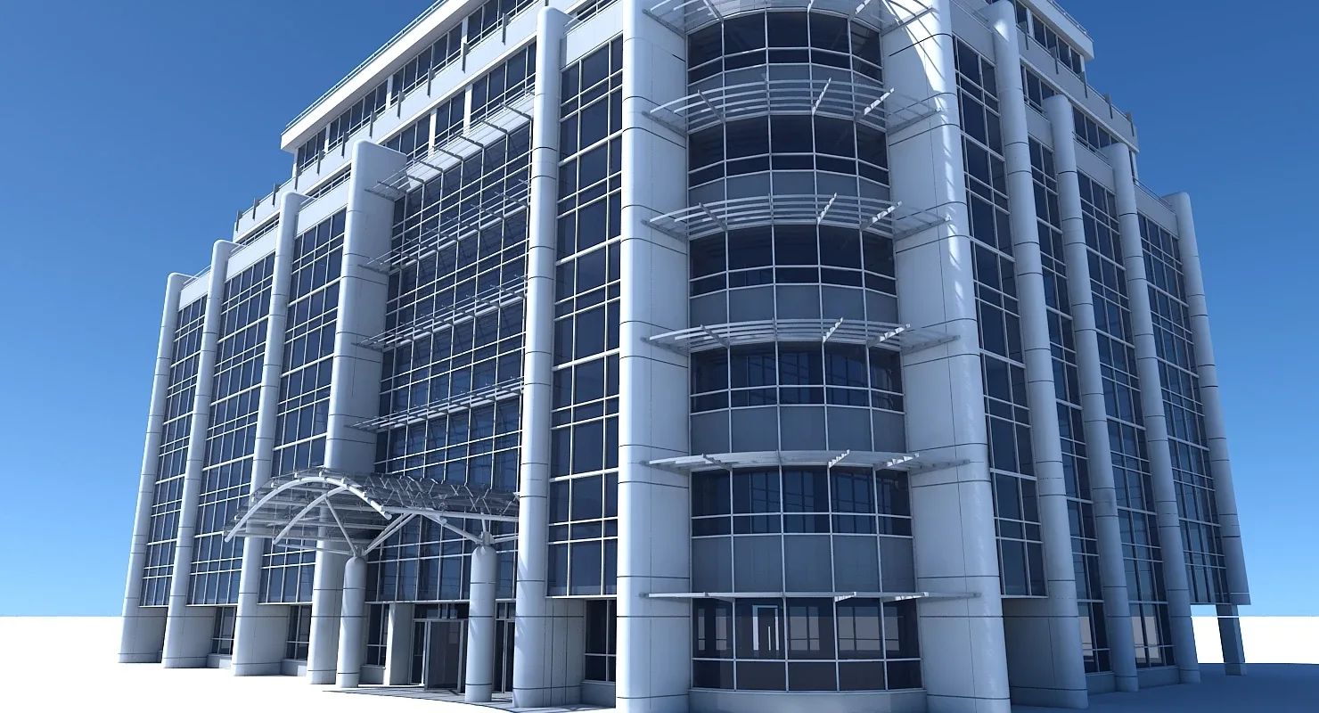 3D Office Building 707