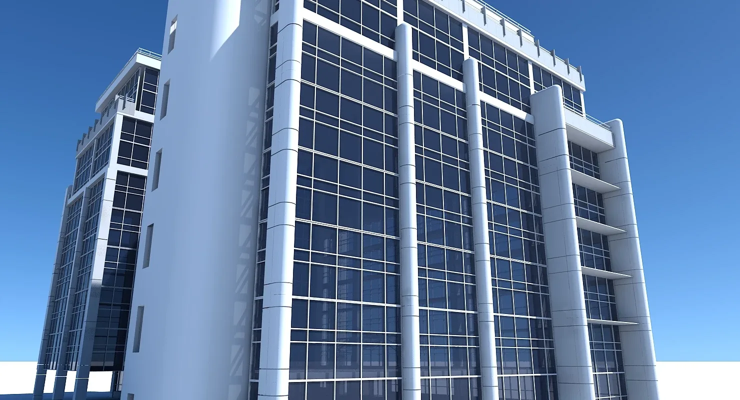 3D Office Building 707