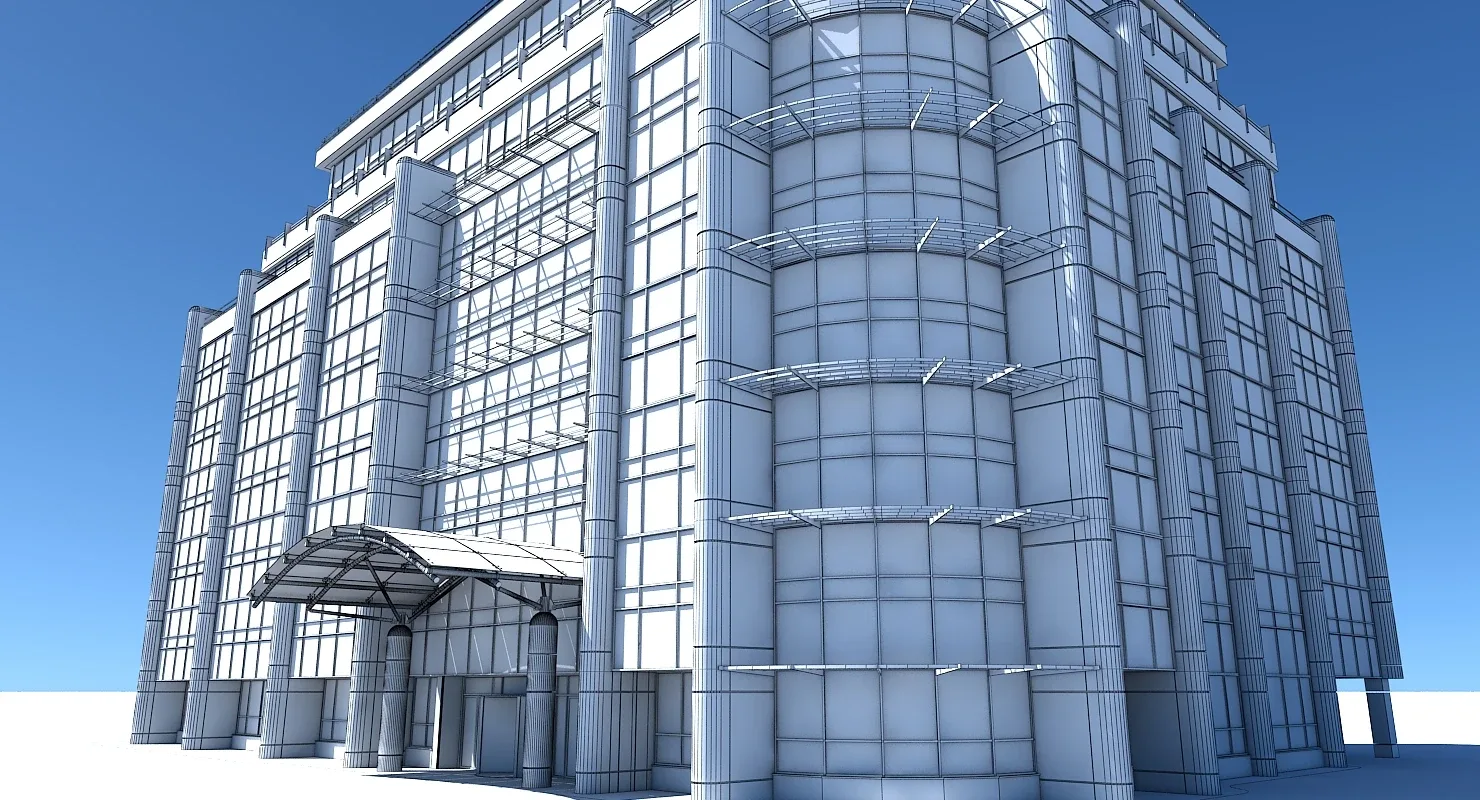 3D Office Building 707