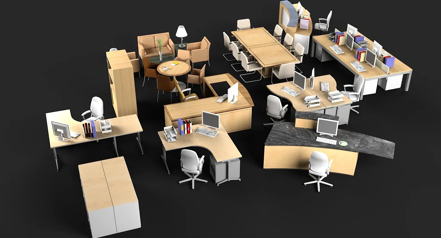 3D Office Furniture