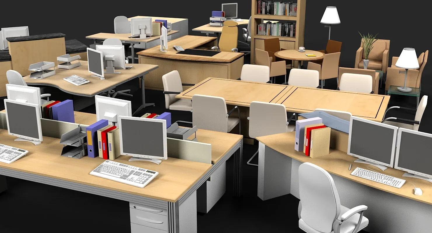 3D Office Furniture