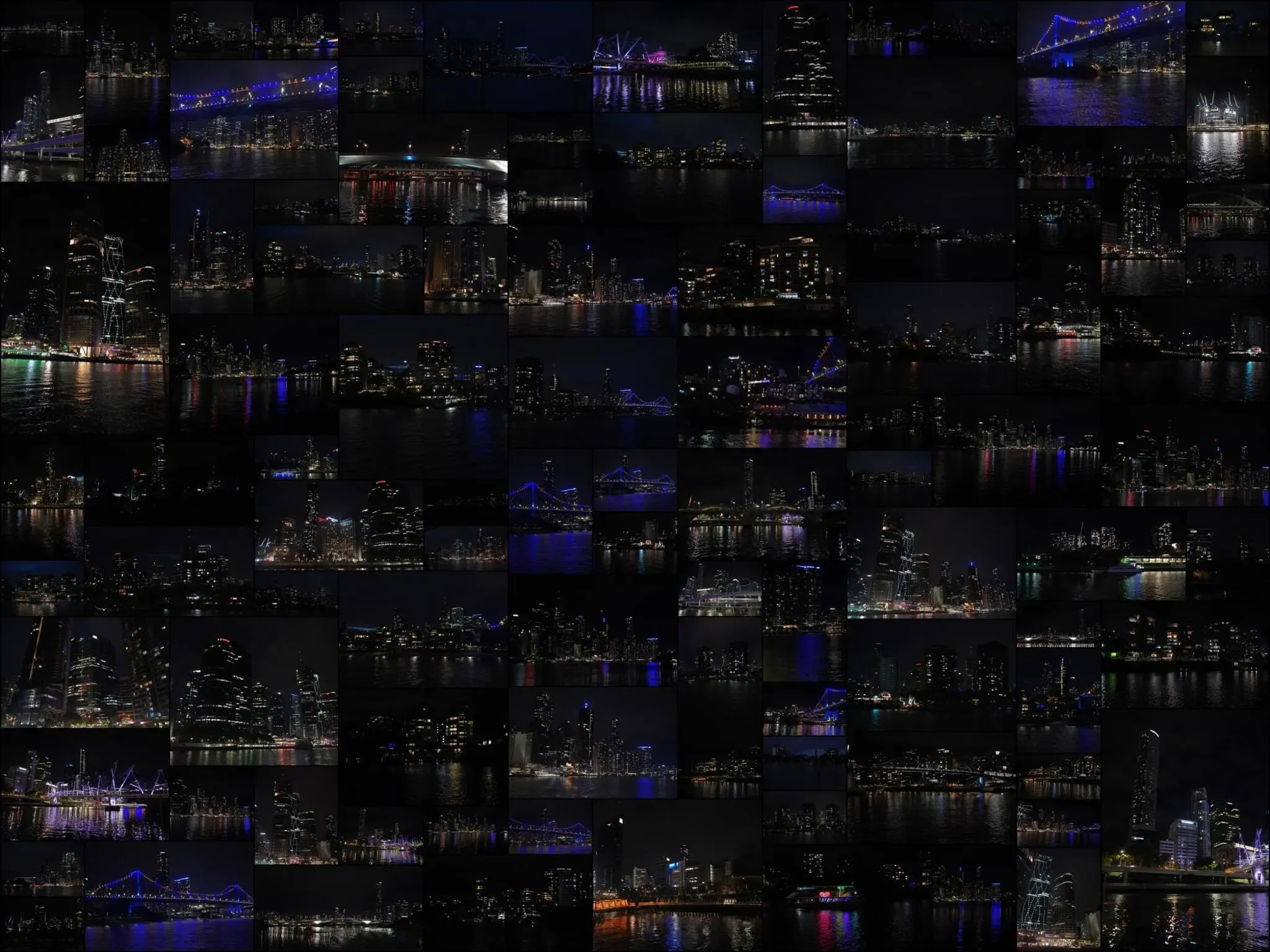 200 photos of Night City Riverscape