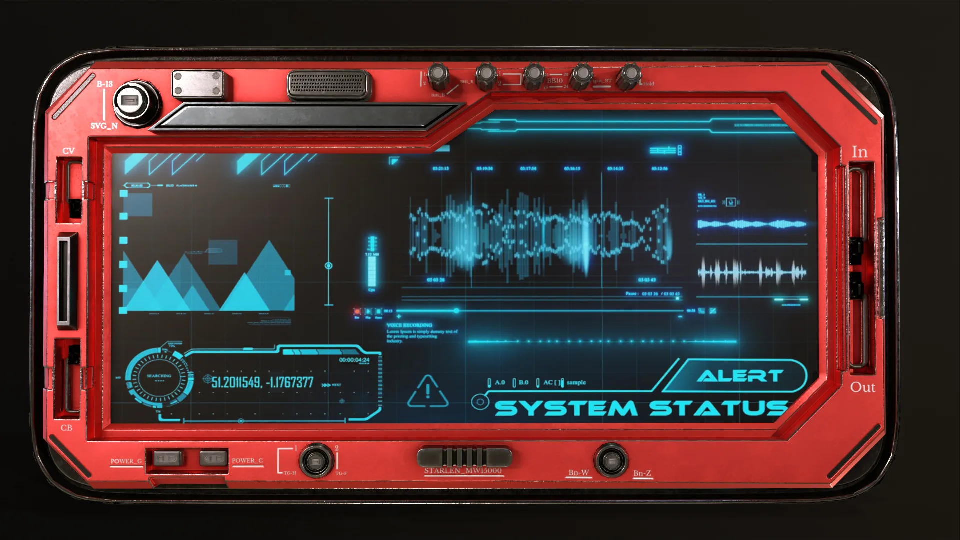 control panel screen - Vol 01