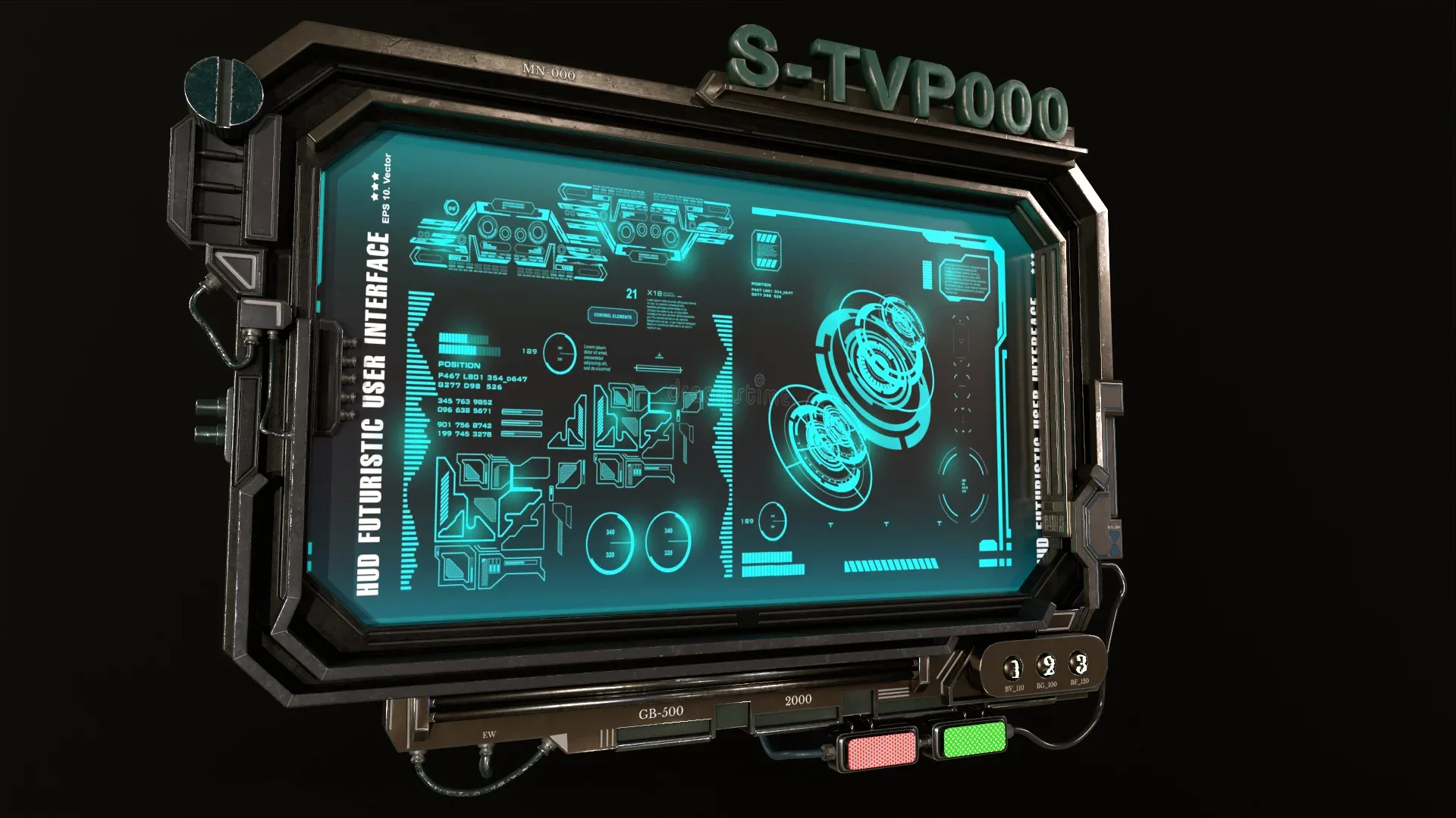 control panel screen - Vol 01