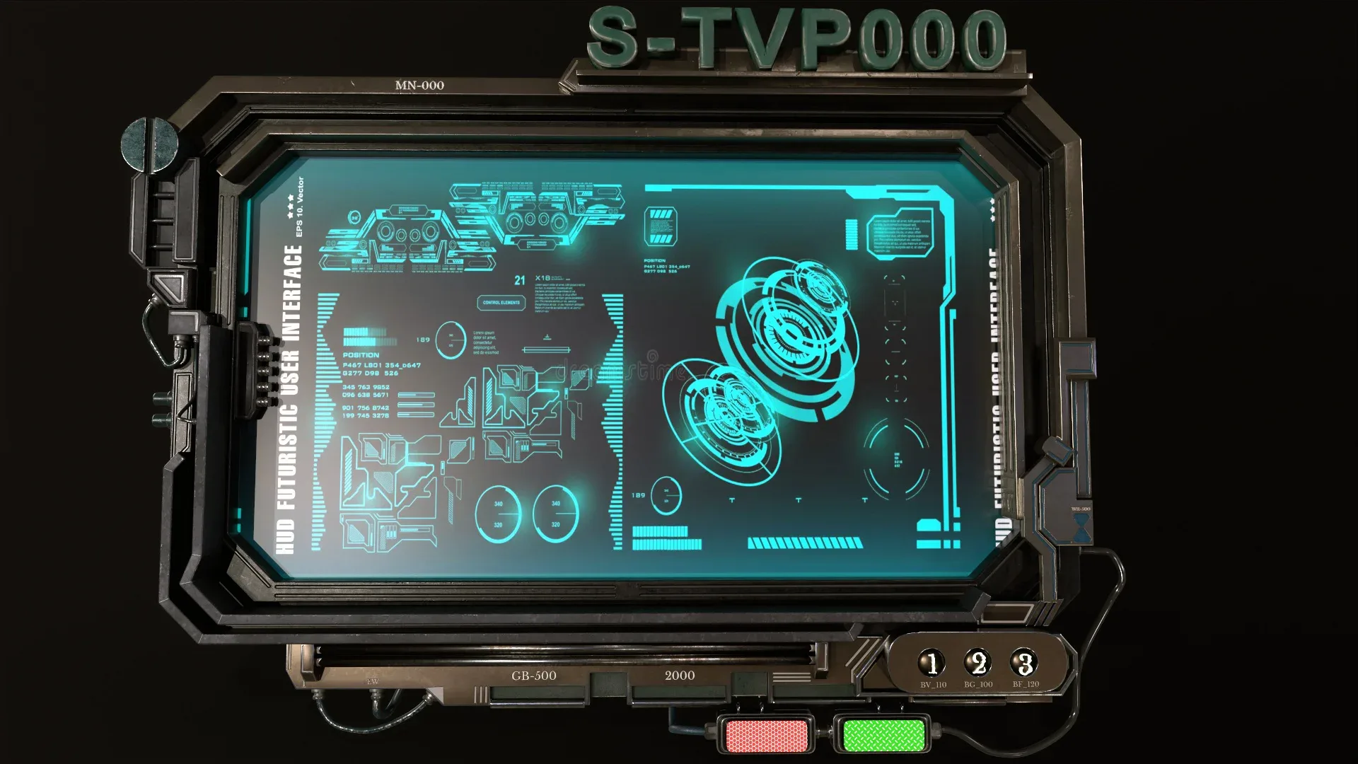 control panel screen - Vol 01