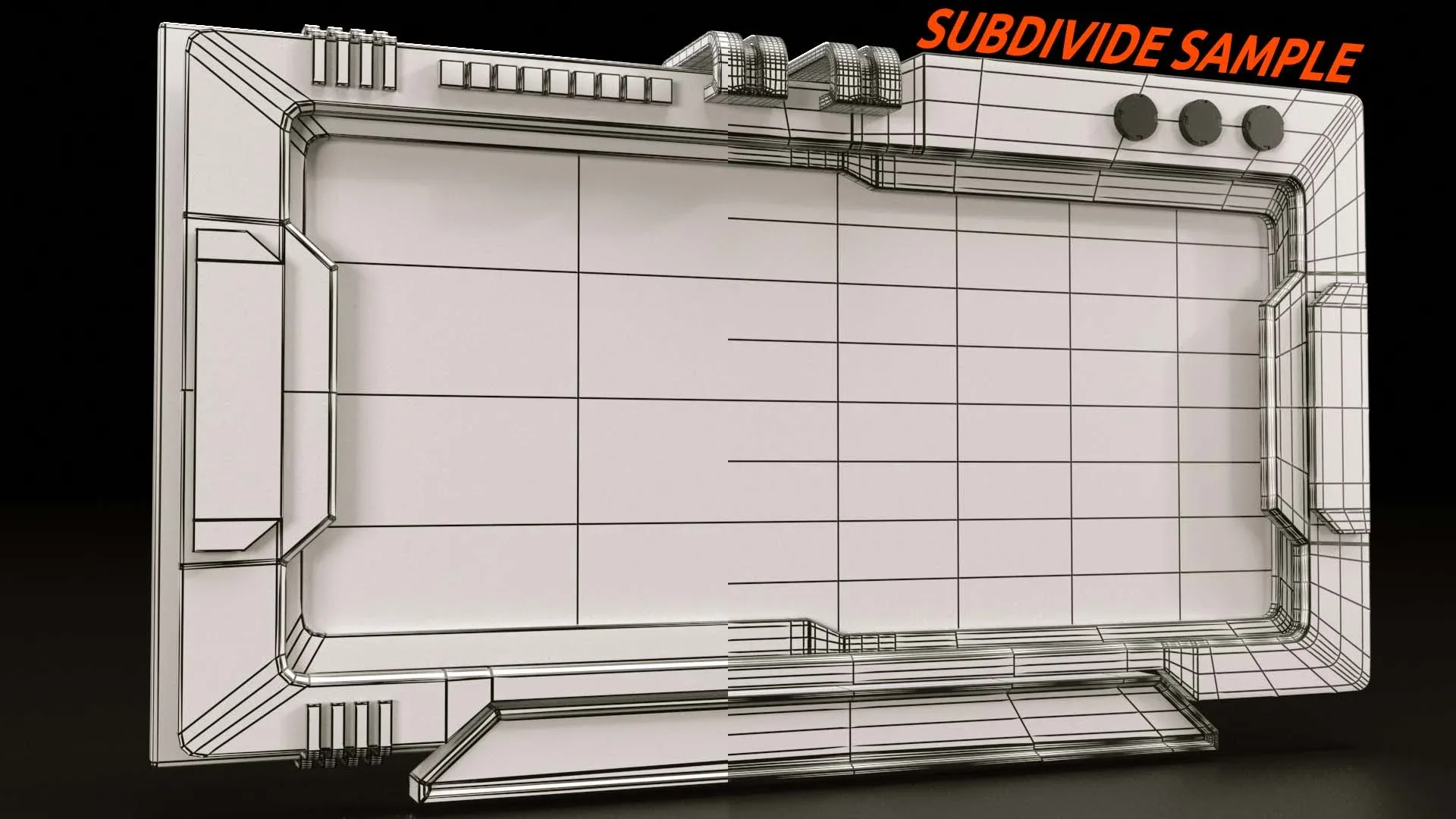 control panel screen - Vol 01