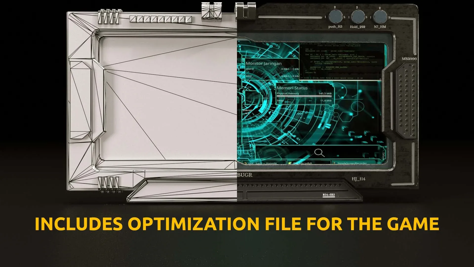 control panel screen - Vol 01