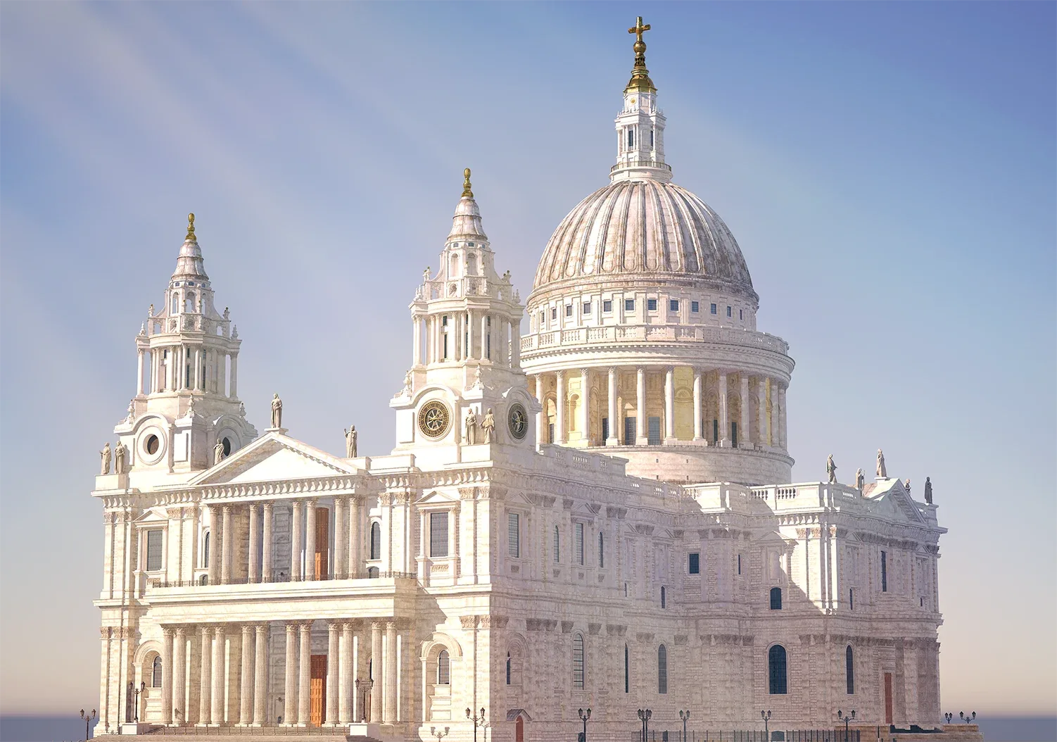 Saint Paul Cathedral 3D Scene + Modular Kits