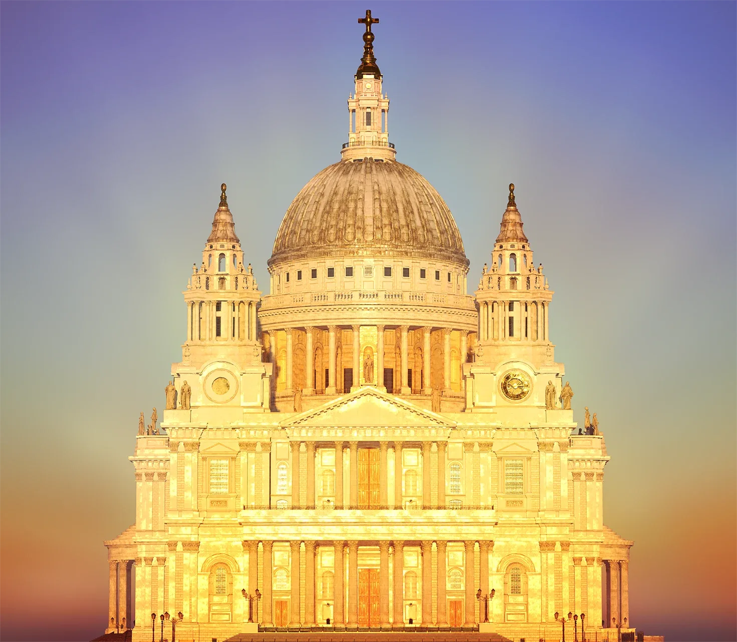 Saint Paul Cathedral 3D Scene + Modular Kits