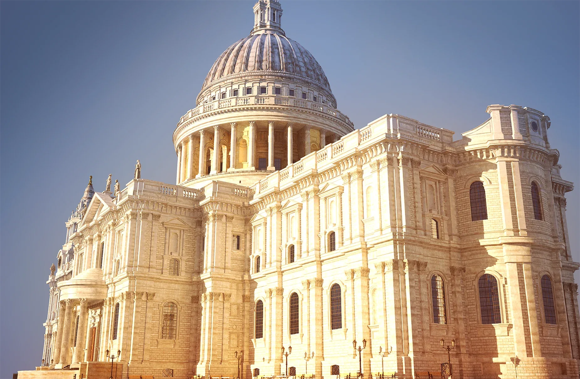 Saint Paul Cathedral 3D Scene + Modular Kits