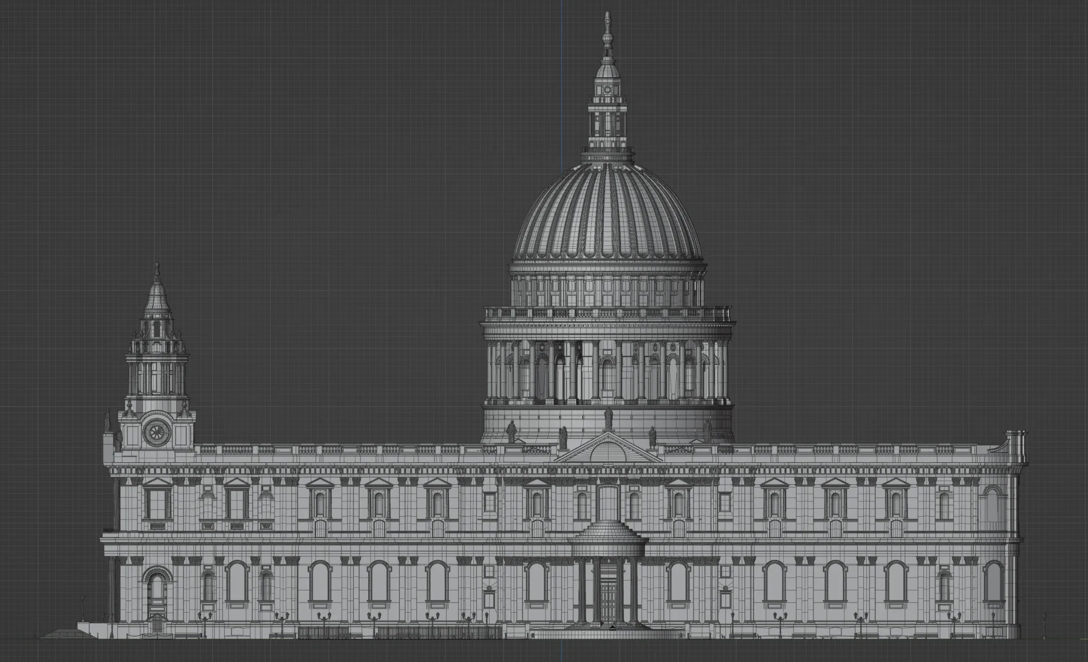 Saint Paul Cathedral 3D Scene + Modular Kits