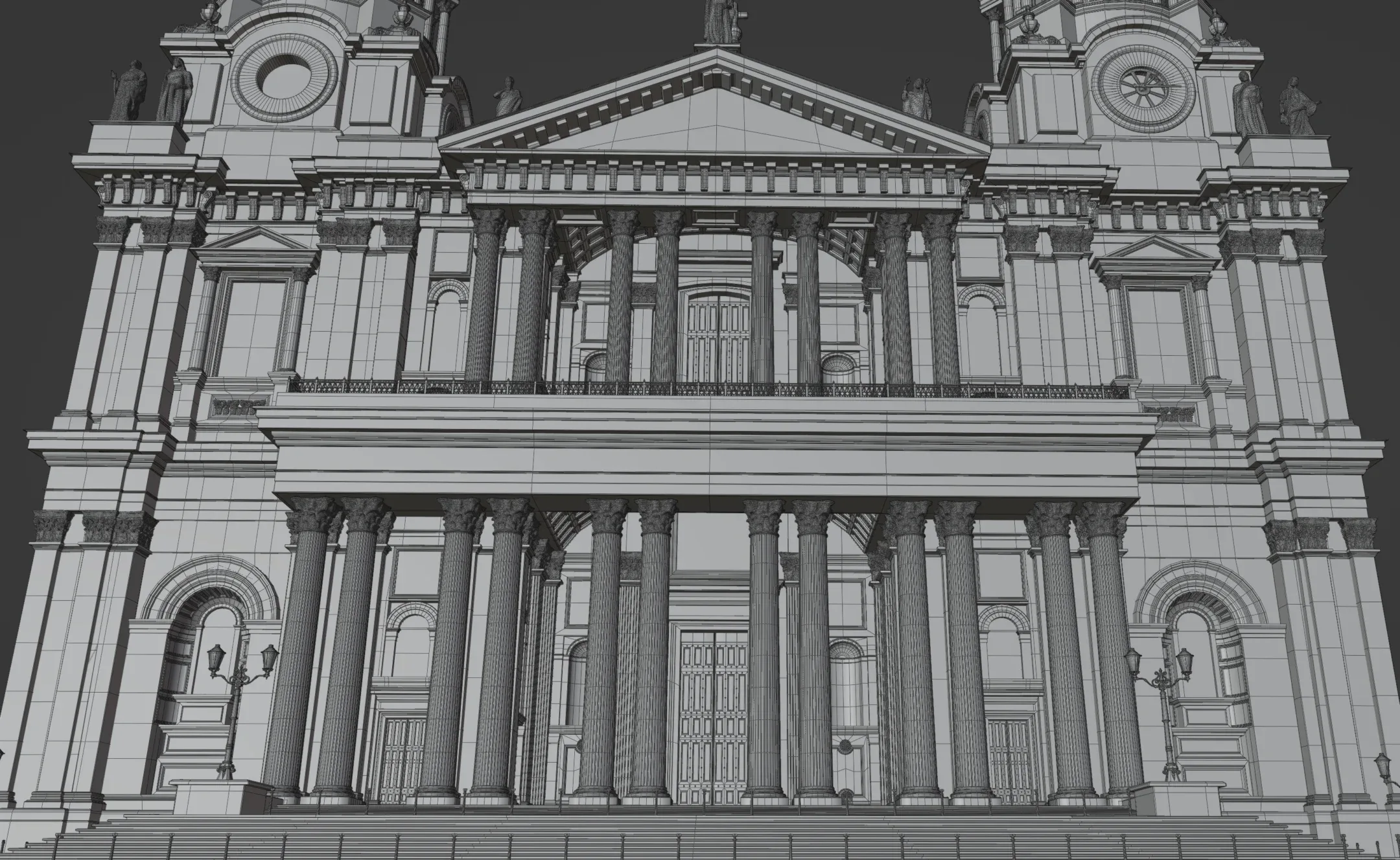 Saint Paul Cathedral 3D Scene + Modular Kits