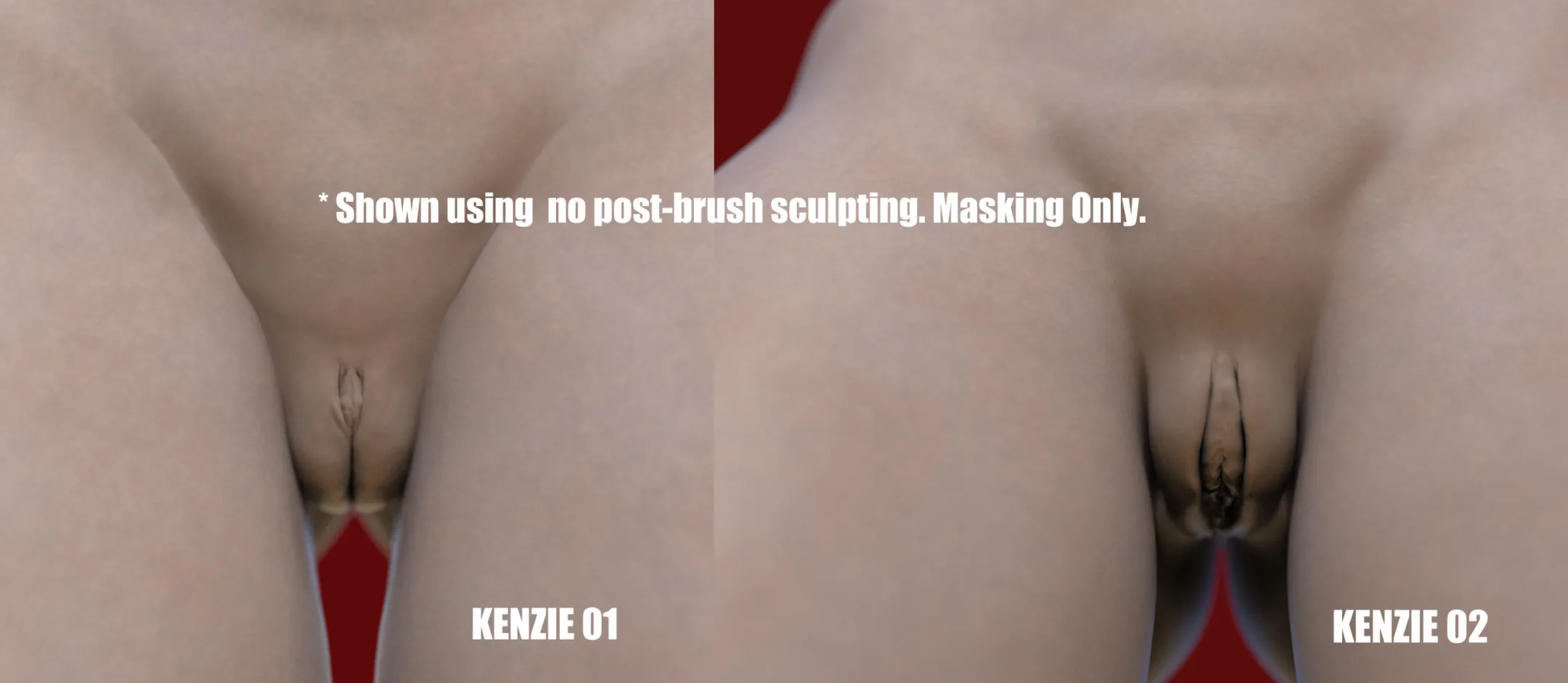 ZBrush VDM COMBO- Emma- Elsa- Kenzie- Hannah- female anatomy