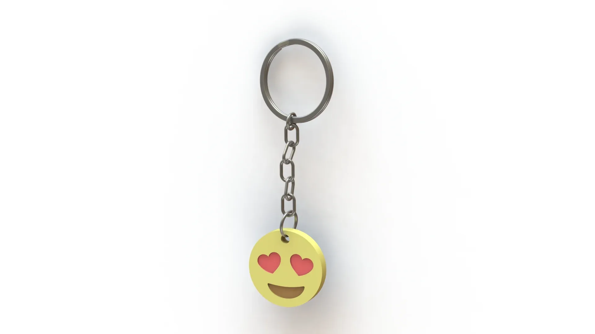 Emoji Keychain - Smiling face with heart eyes