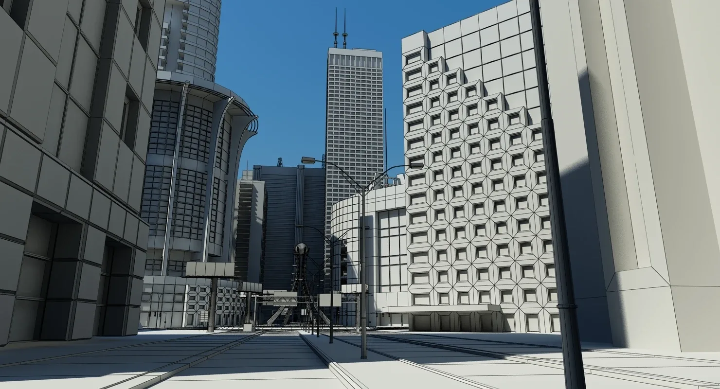 3D City Intersection 2018