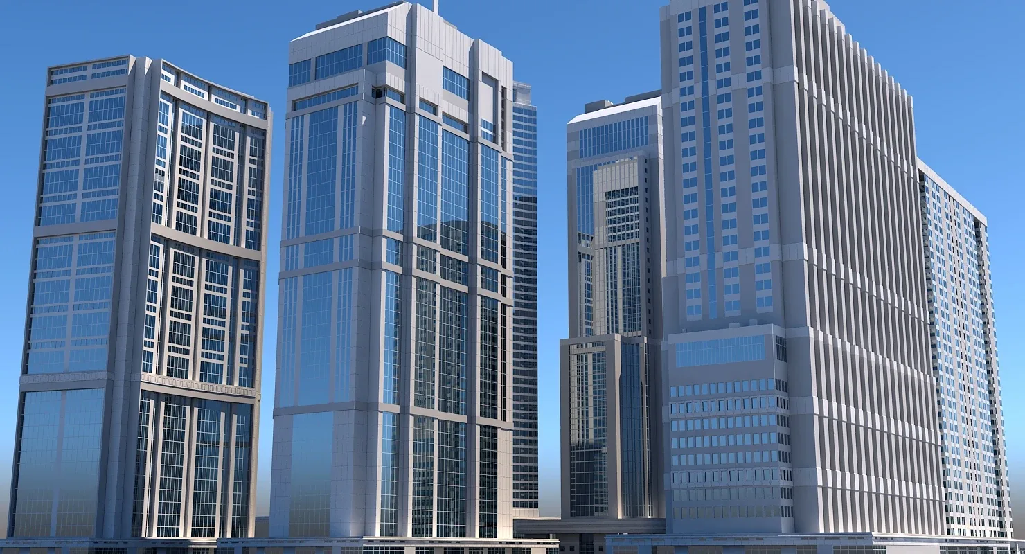 3D Skyscraper Pack 160