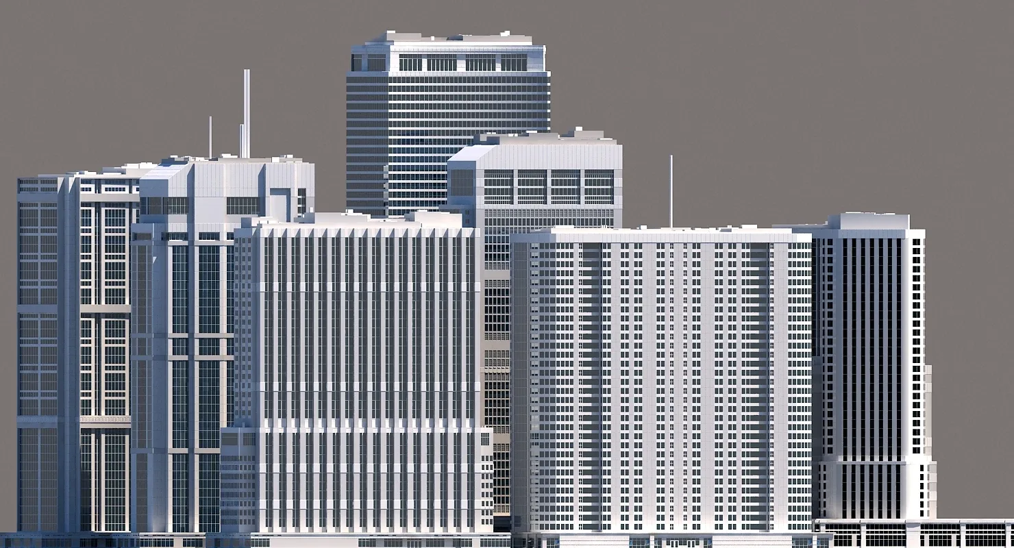 3D Skyscraper Pack 160