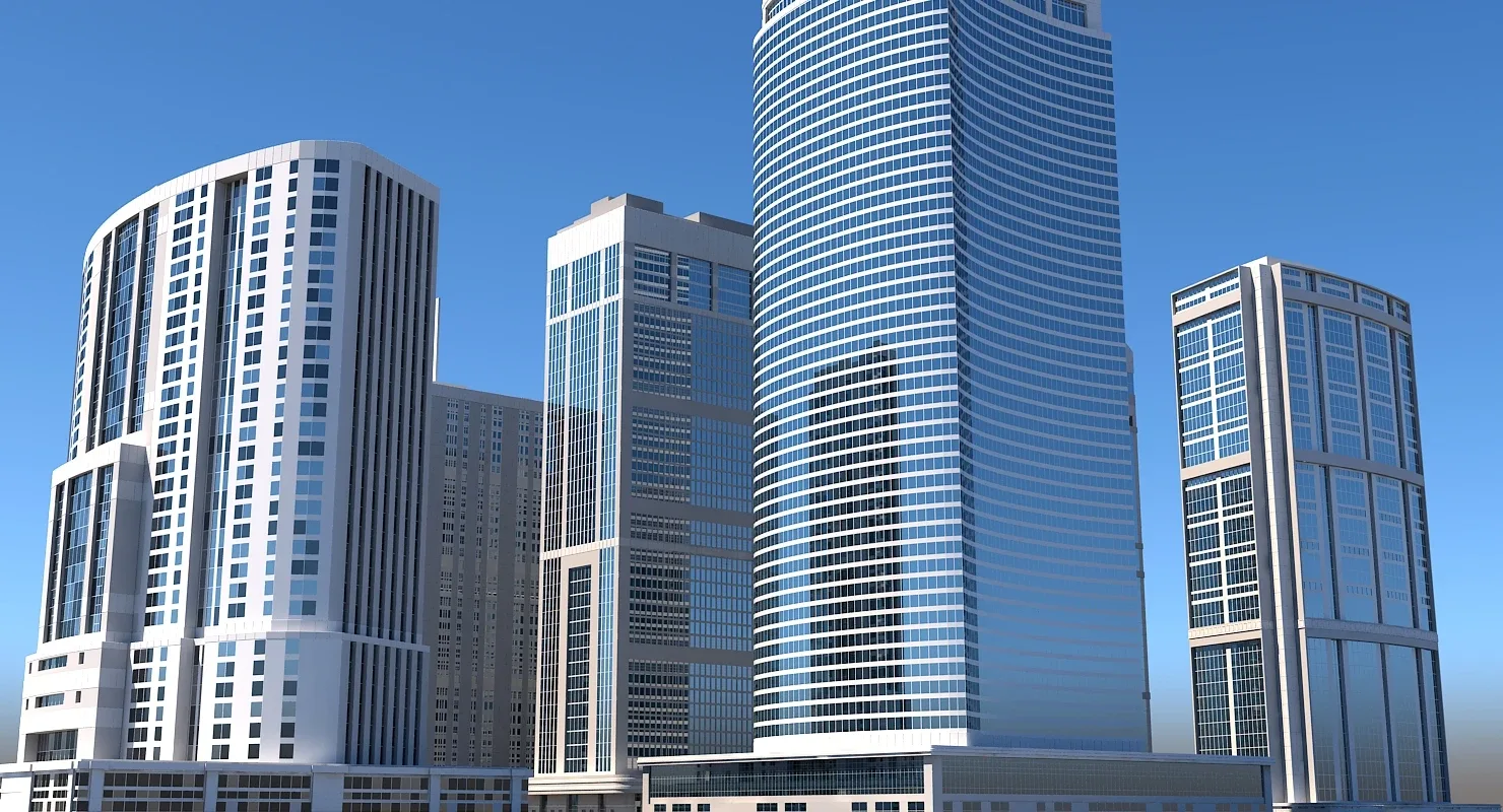 3D Skyscraper Pack 160