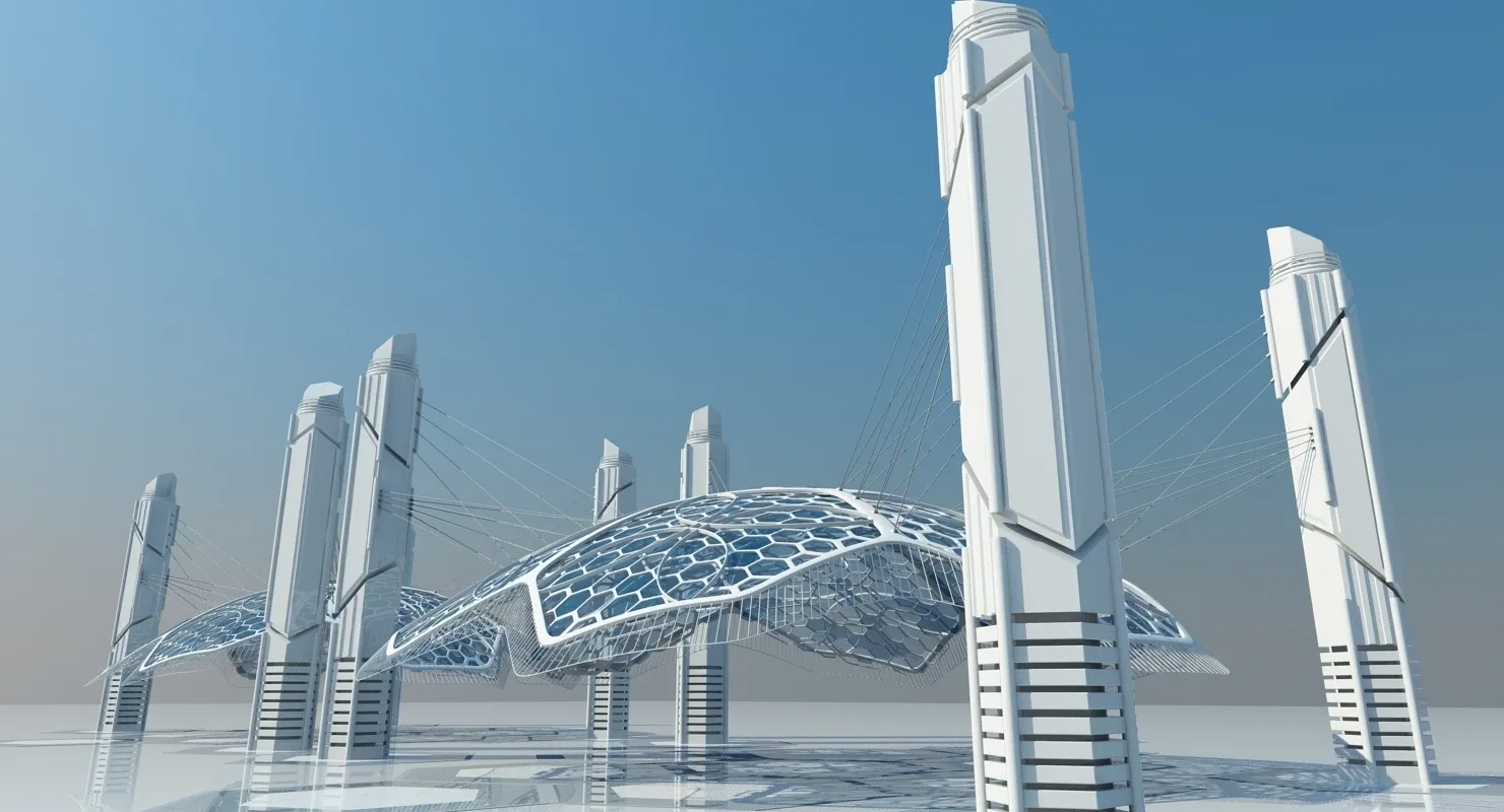 Futuristic Architectural Structure 15