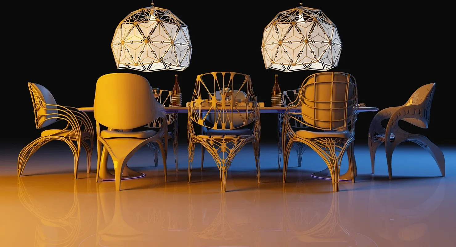 Futuristic Dining Set