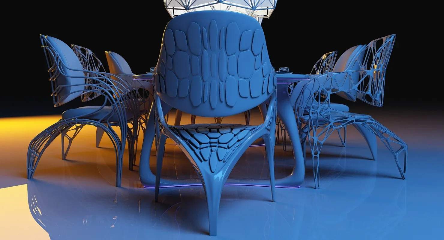 Futuristic Dining Set