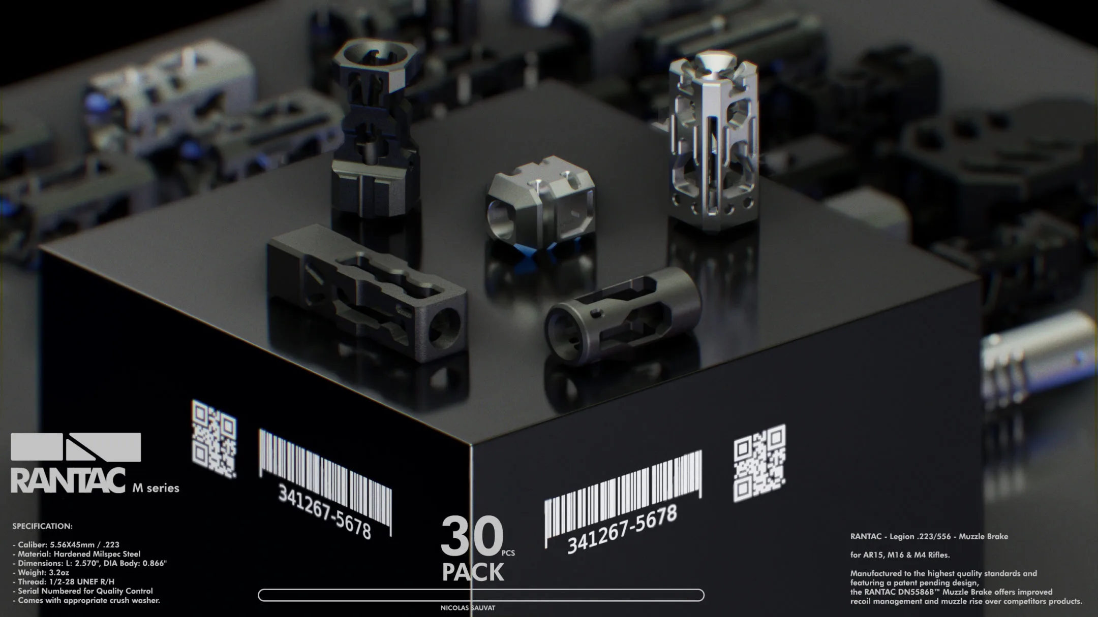 Rantac Muzzle Brakes Kitbash