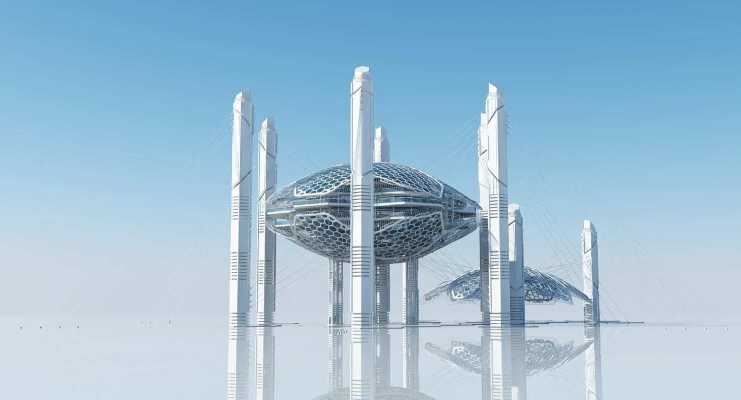 Futuristic Skyscraper HD 16