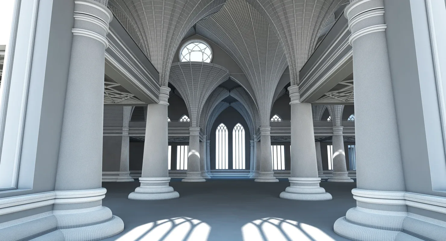 Modern Classic Interior Scene 7