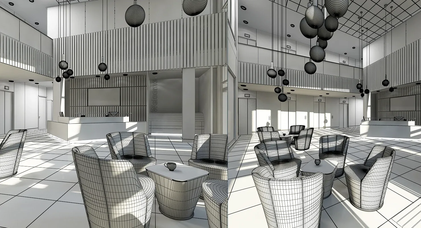 Office Interior Reception 2