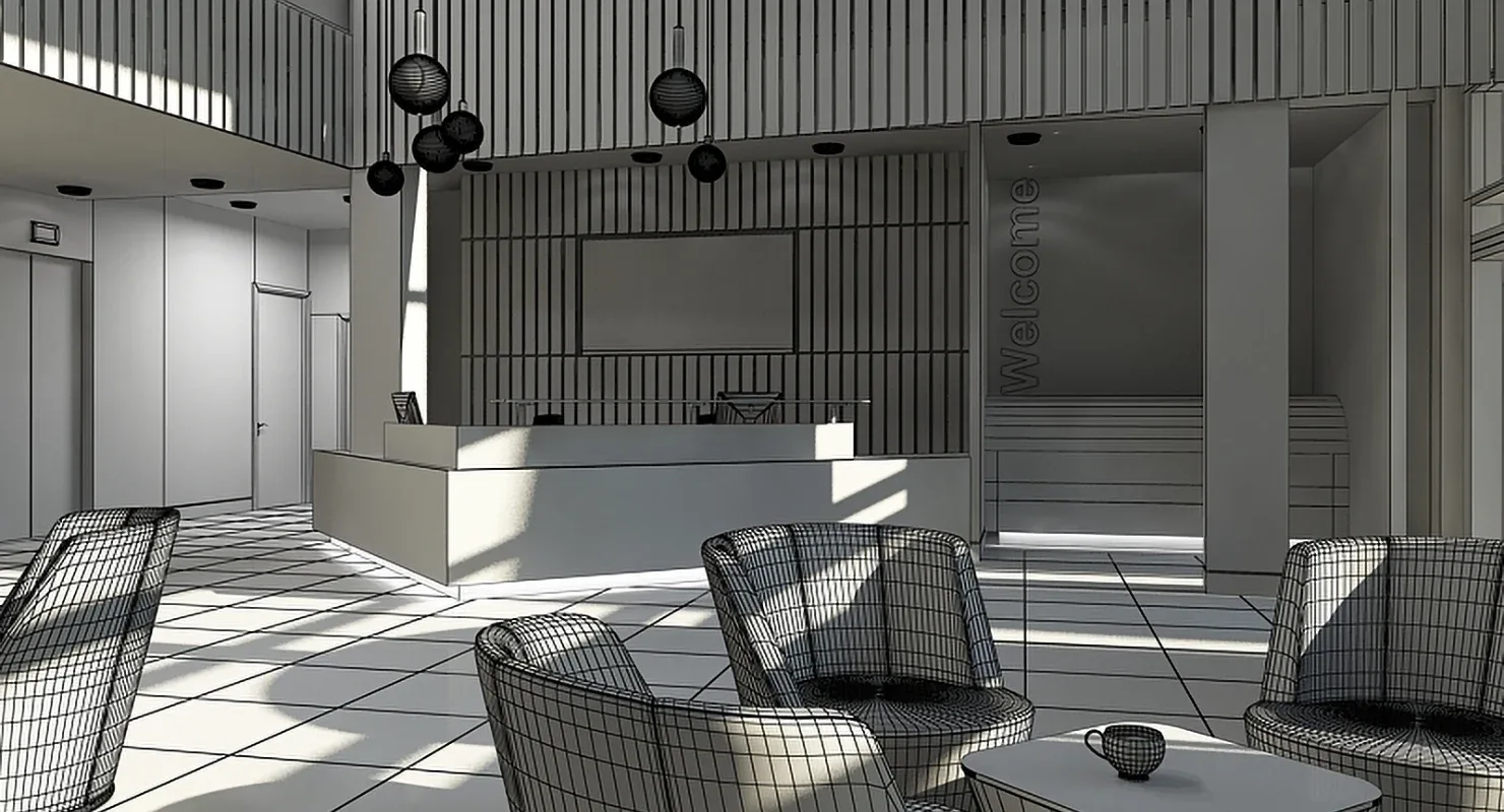 Office Interior Reception 2