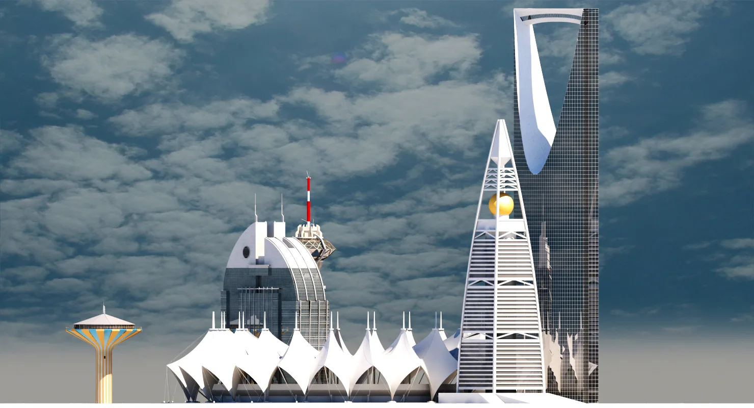 Riyadh Skyscrapers 3D