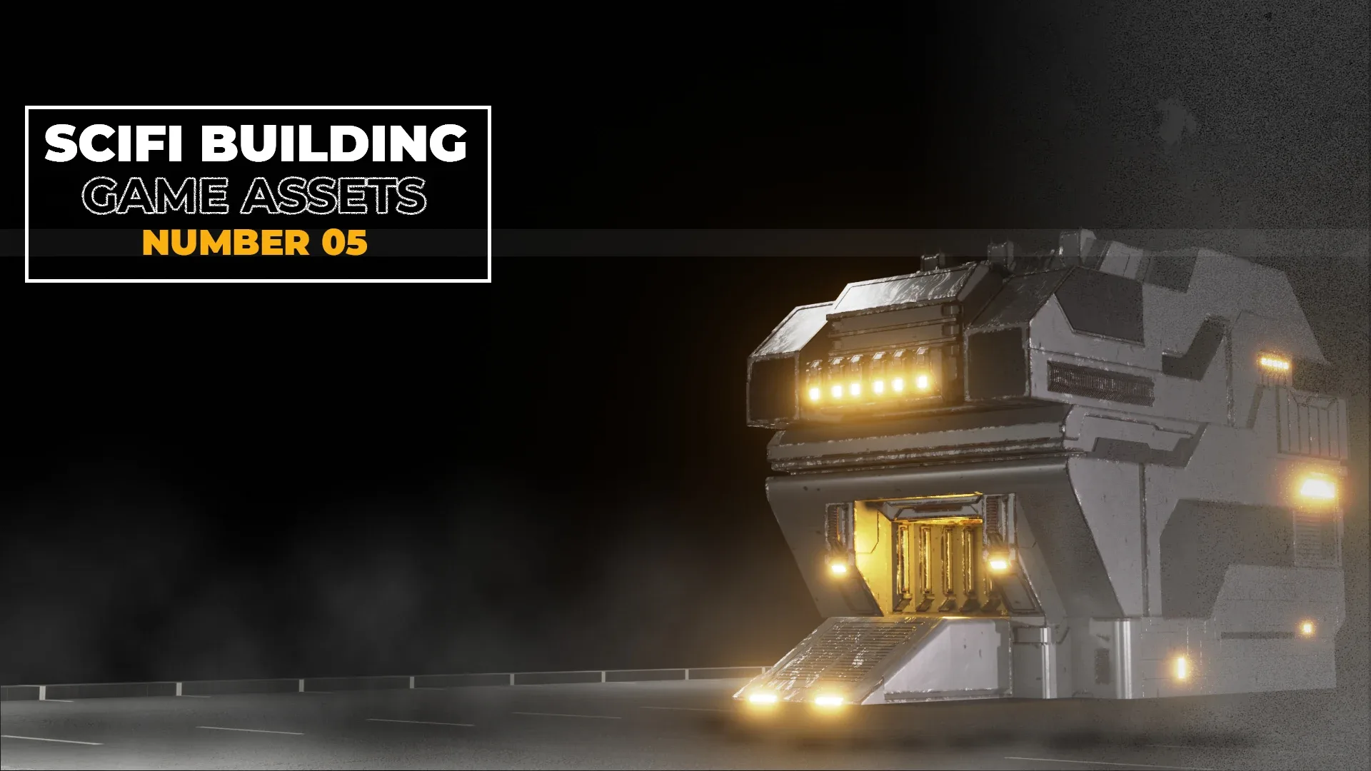 5 SCI-FI BUILDING GAME ASSETS (POLY OPTIMALI)