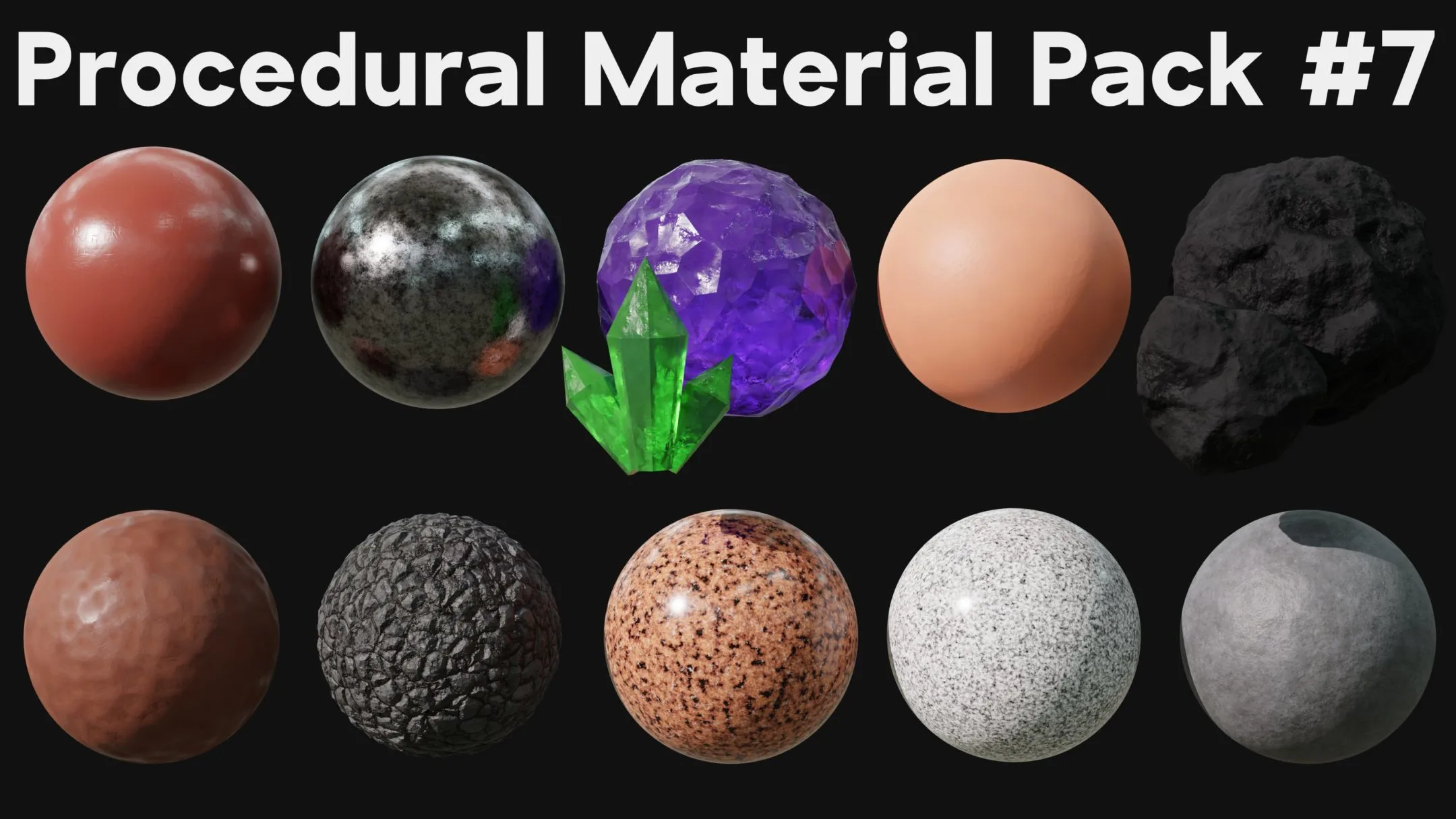 Blender Procedural Material Pack #7